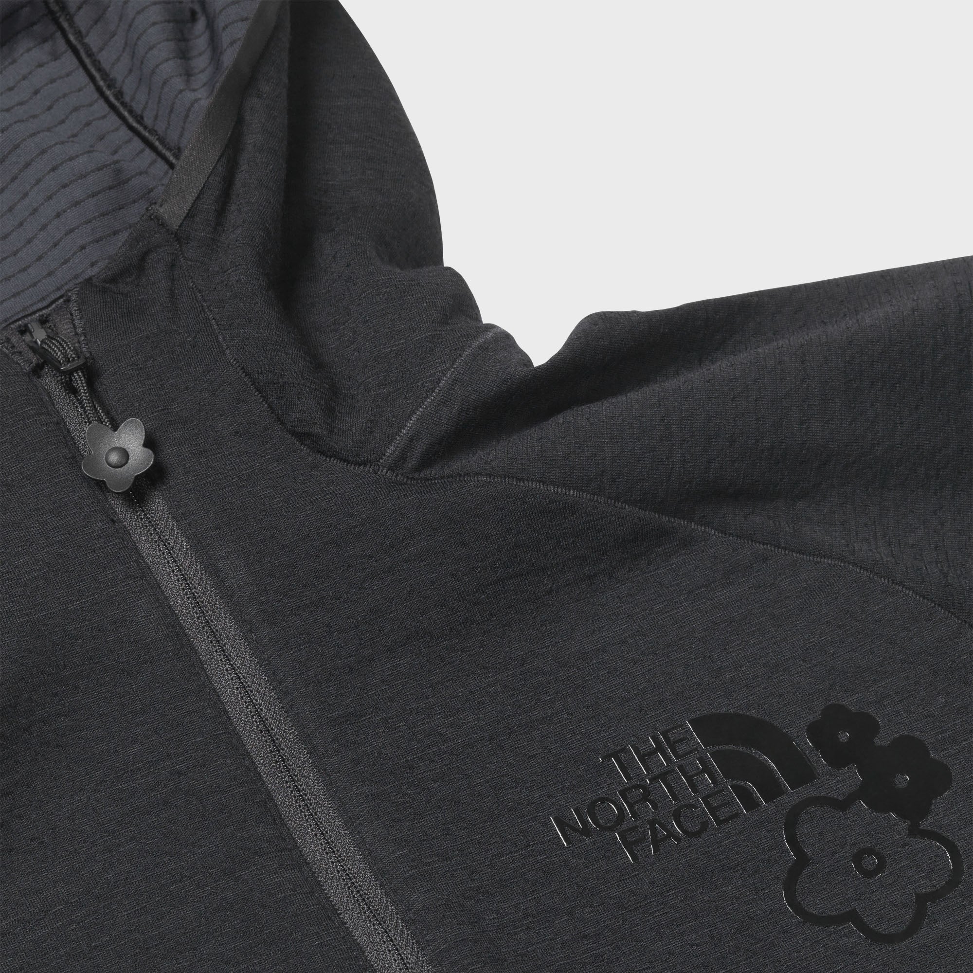 The North Face x Cecilie Bahnsen DOTKNIT Hooded Baselayer - Soil Brown - Image 3