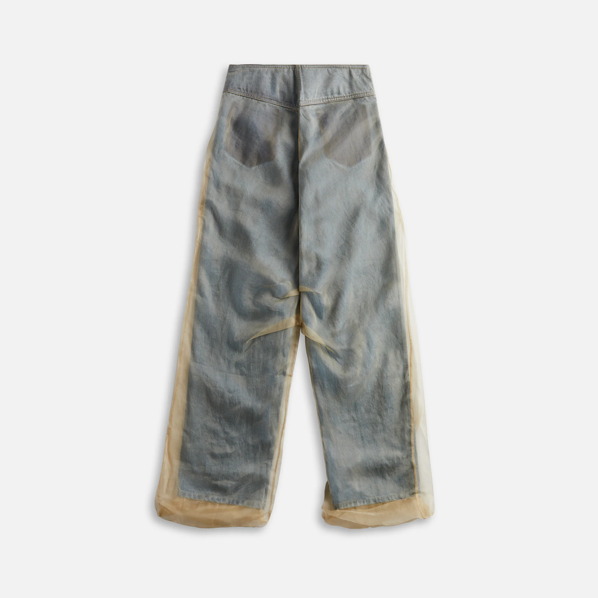 Christopher Esber Silk Parchment Denim Jean - Blue - Image 2