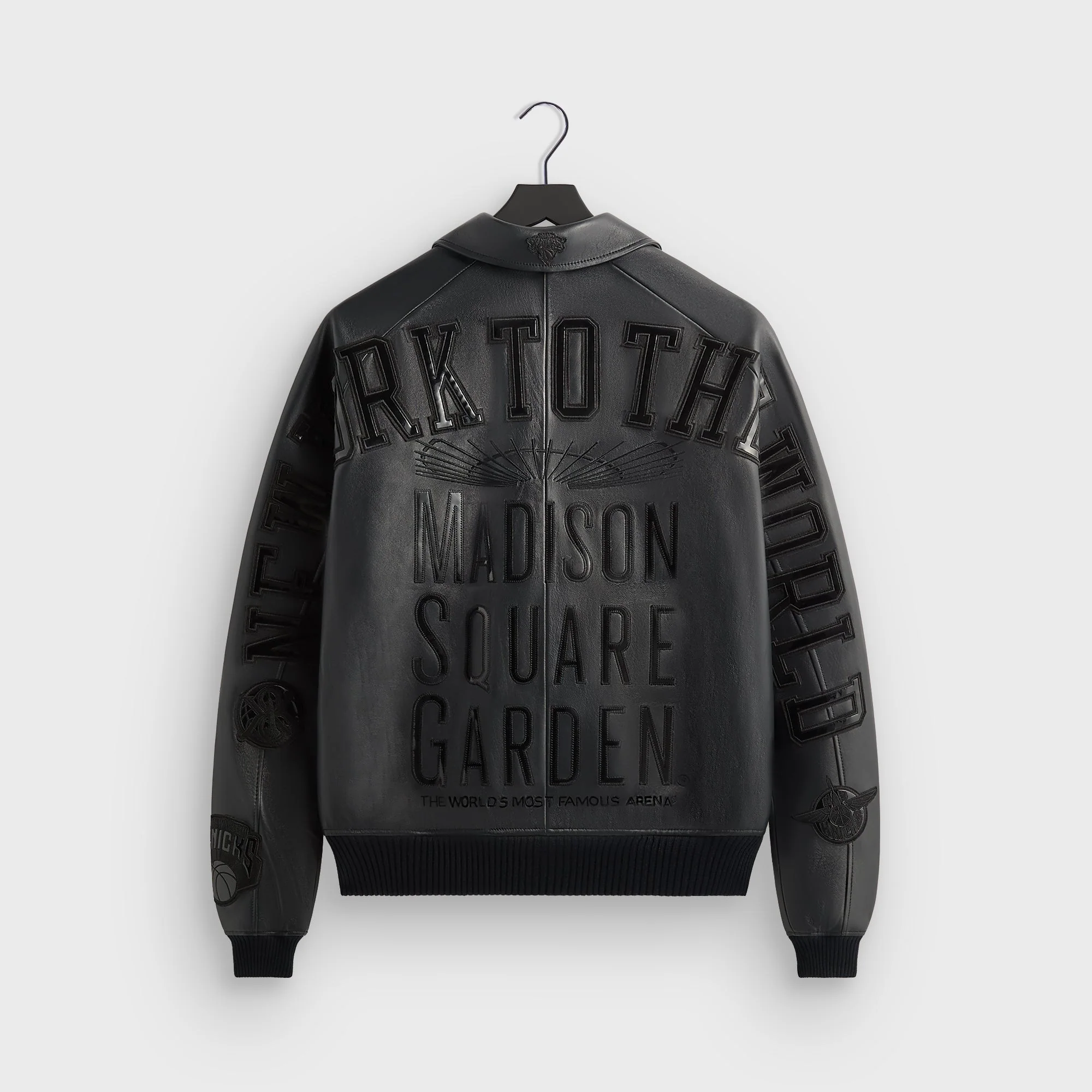 Kith & AVIREX for the New York Knicks Madison Square Garden Icon Jacket - Black - Image 4