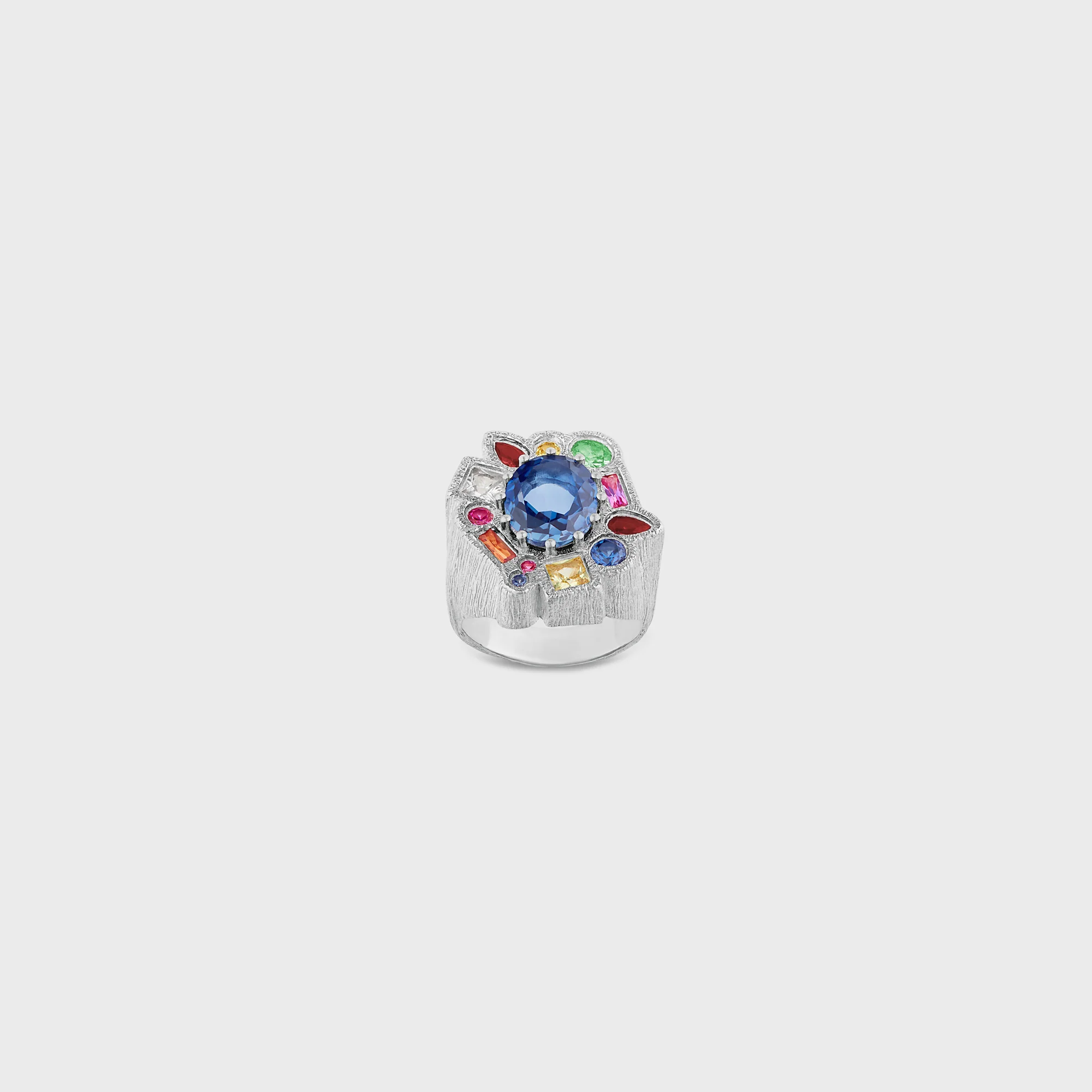 Bleue Burnham Cottage Garden Cocktail Ring - Multi - Image 2