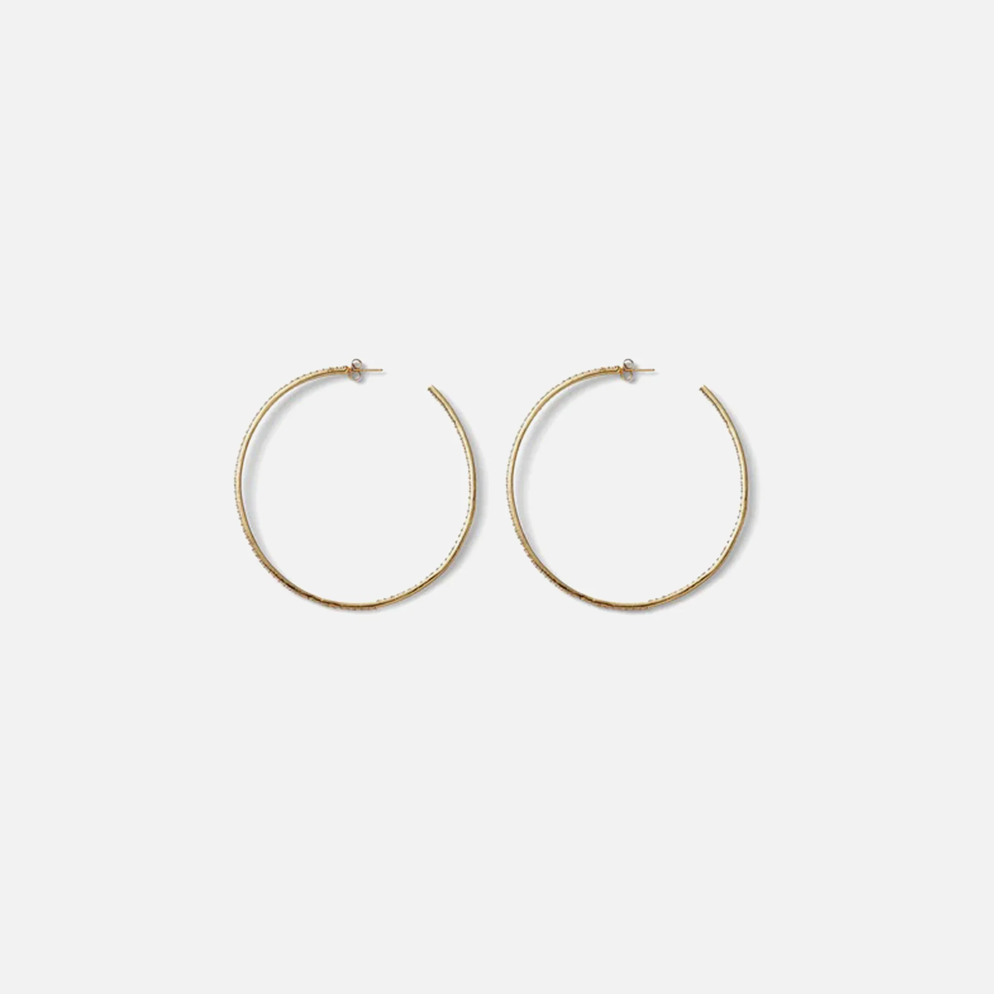 Crystal Haze XL Hoop - Gold - Image 2