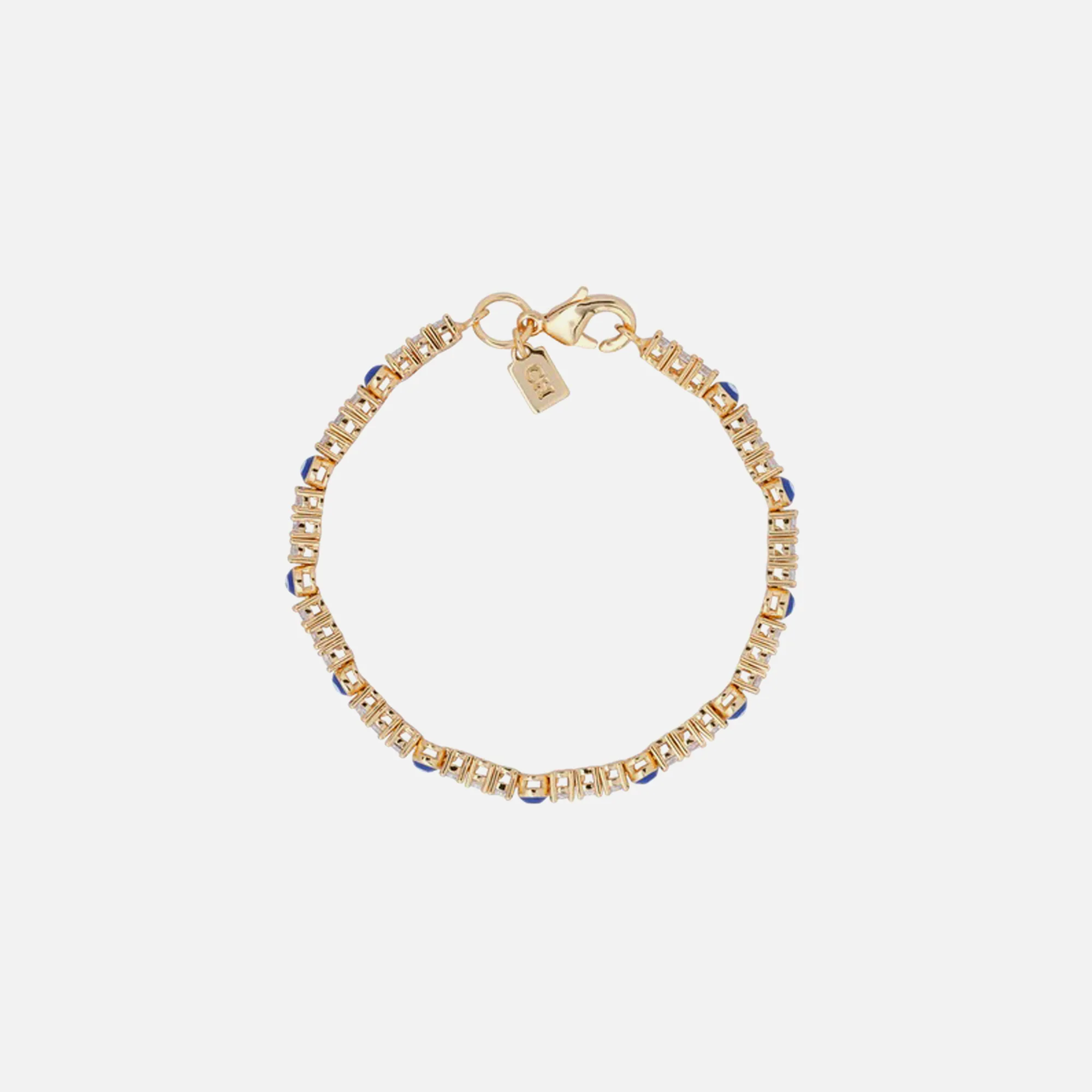 Crystal Haze Serena Bracelet x Evil Eye - Blue - Image 2