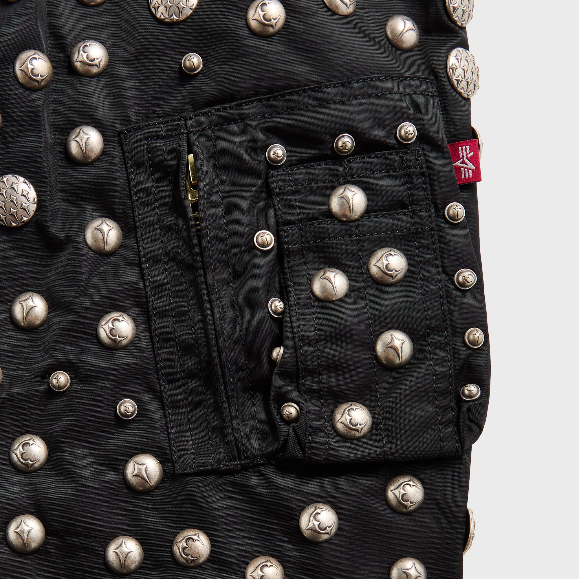 Alpha Industries Thug Club X Alpha Cwu-45P All-Over Rivet Version Jacket - Black - Image 4