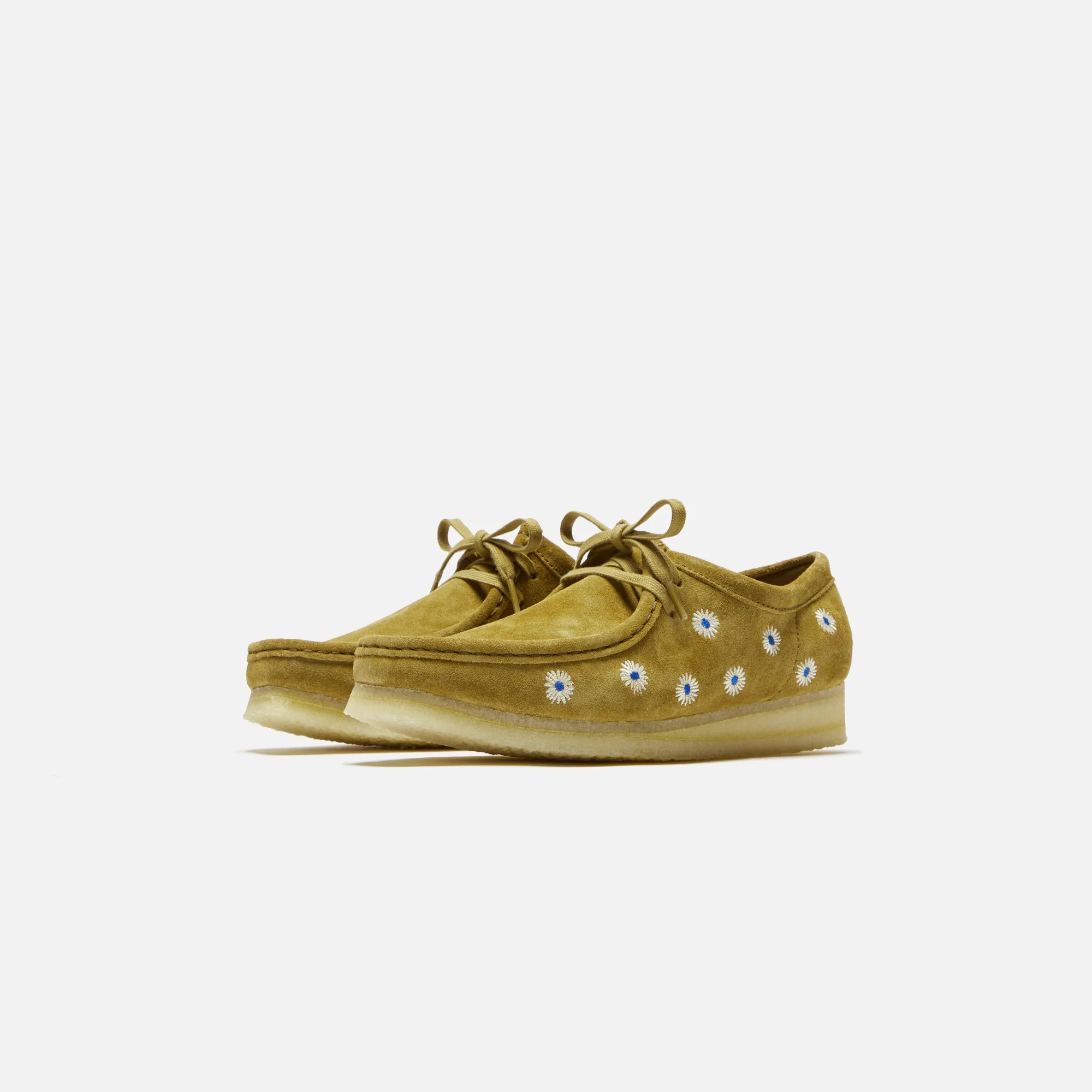 Clarks Wallabee - Dark Olive Embroidery - Image 2
