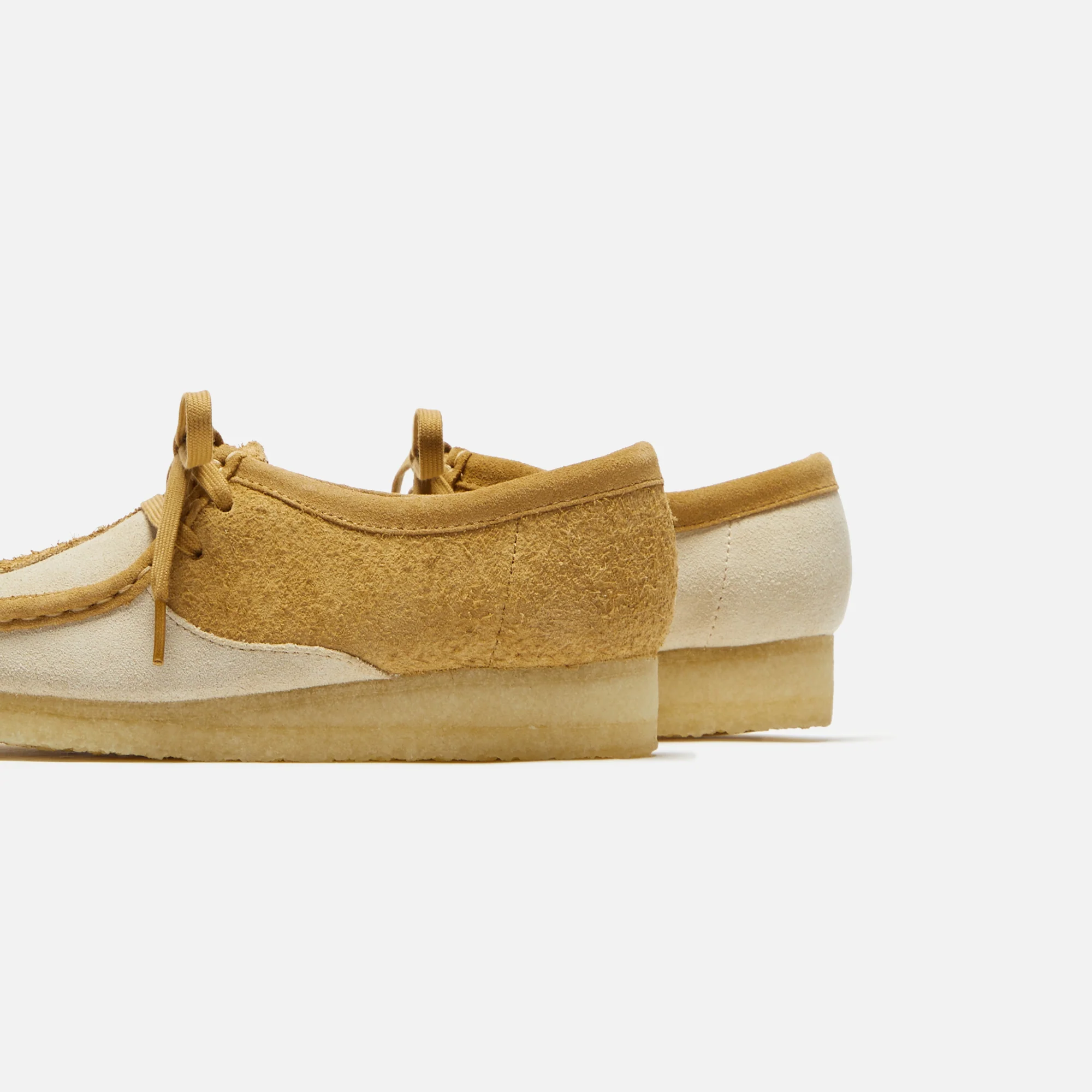 Clarks WMNS Wallabee Mid - Tan Combi - Image 3