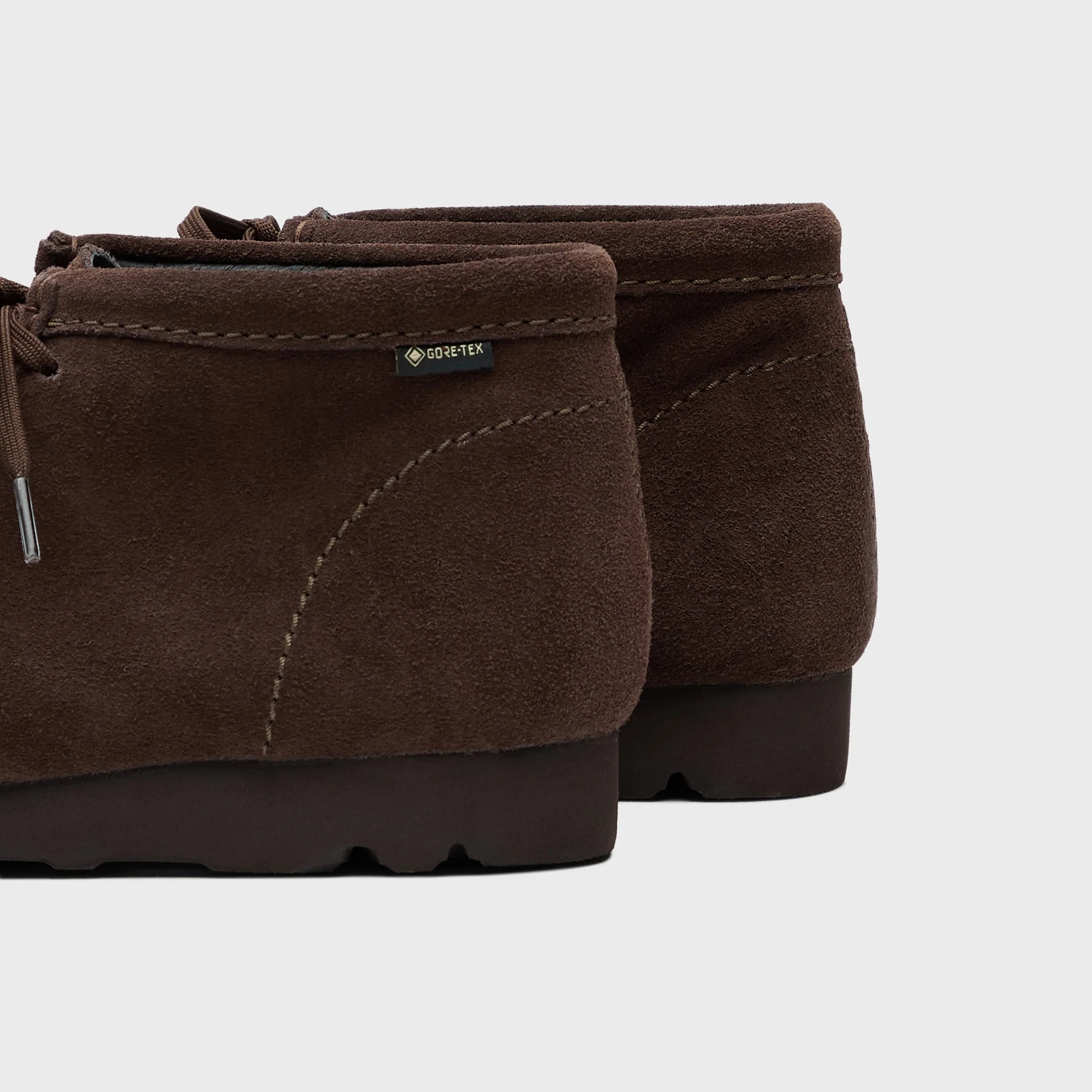 Clarks Wallabee GTX - Dark Brown Suede - Image 3