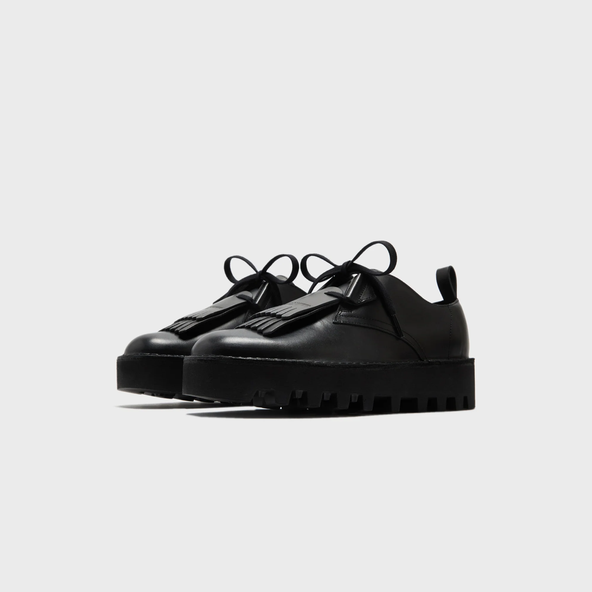 Clarks x Engineered Garments Desert Khan - Black Smooth - Image 2