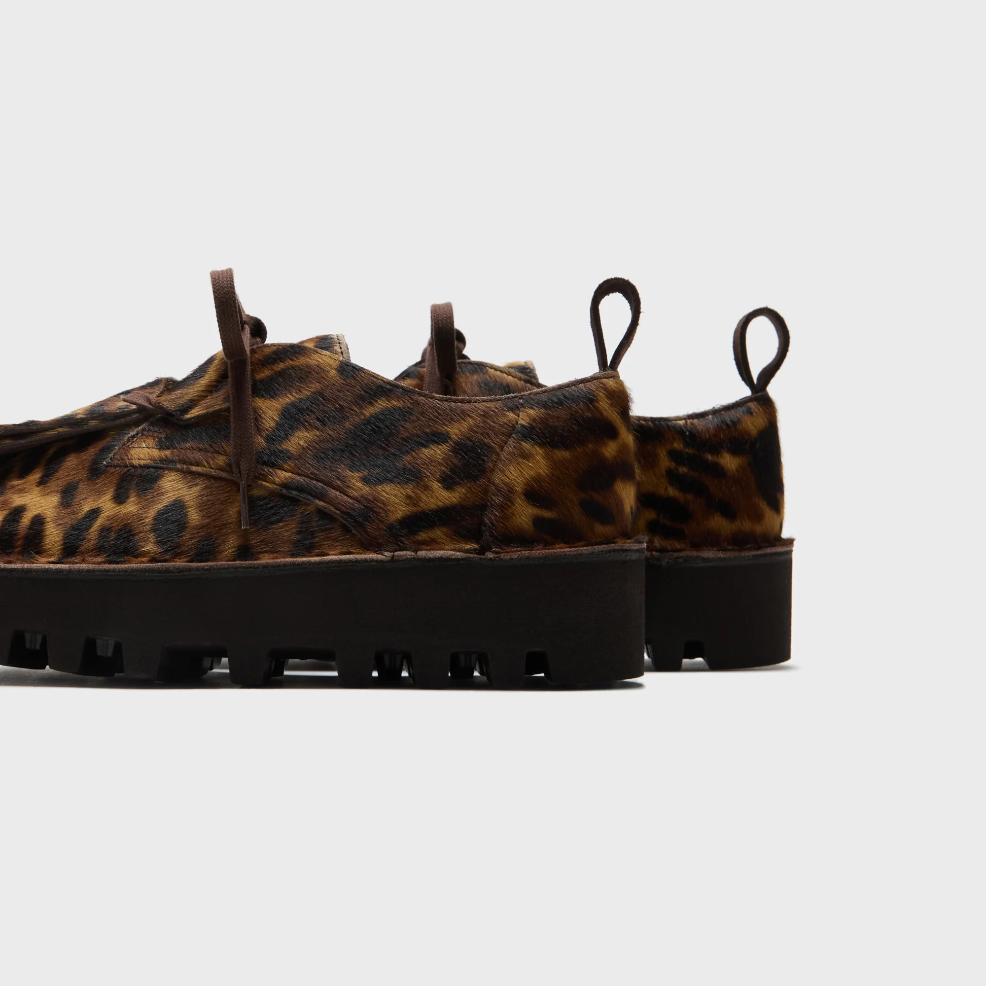 Clarks x Engineered Garments Desert Khan - Leopard Pony - Image 3