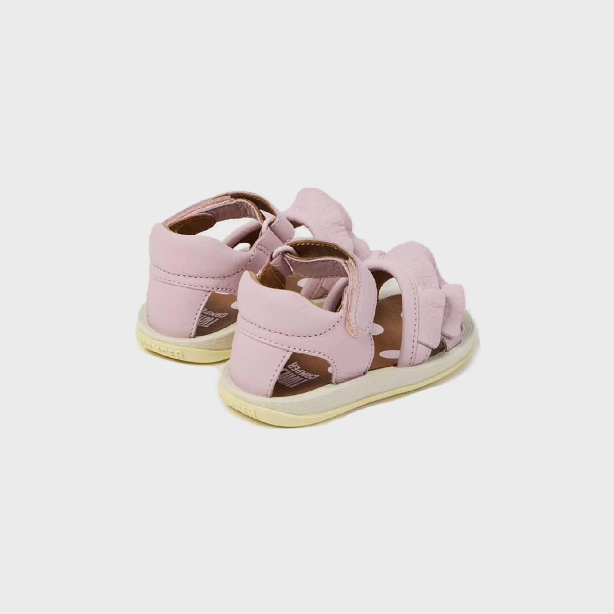 Camper Kids Twins Leather Sandal - Pink - Image 3