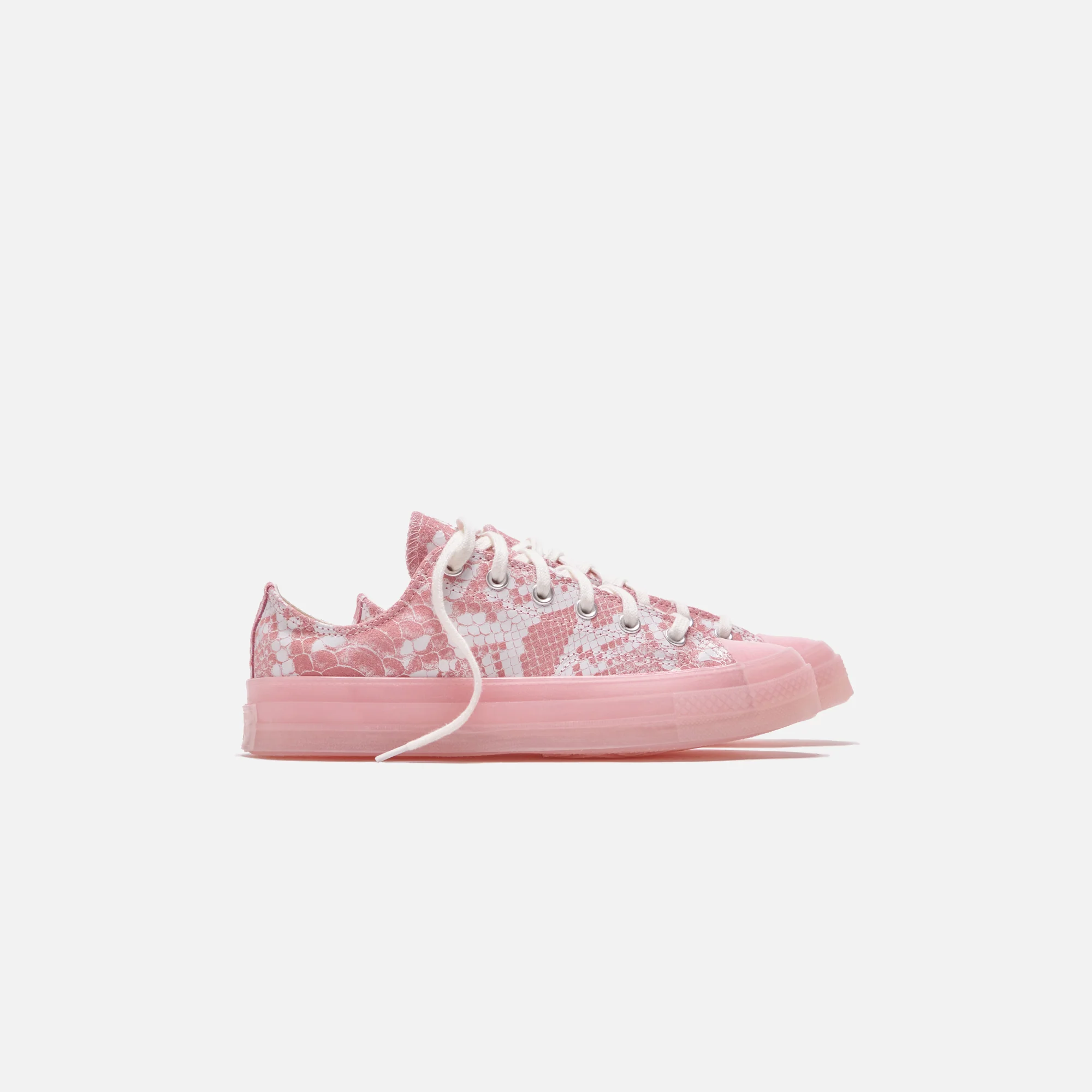 Converse x Golf Wang Chuck 70 OX Python - Pink Dogwood / Vintage White - Image 4