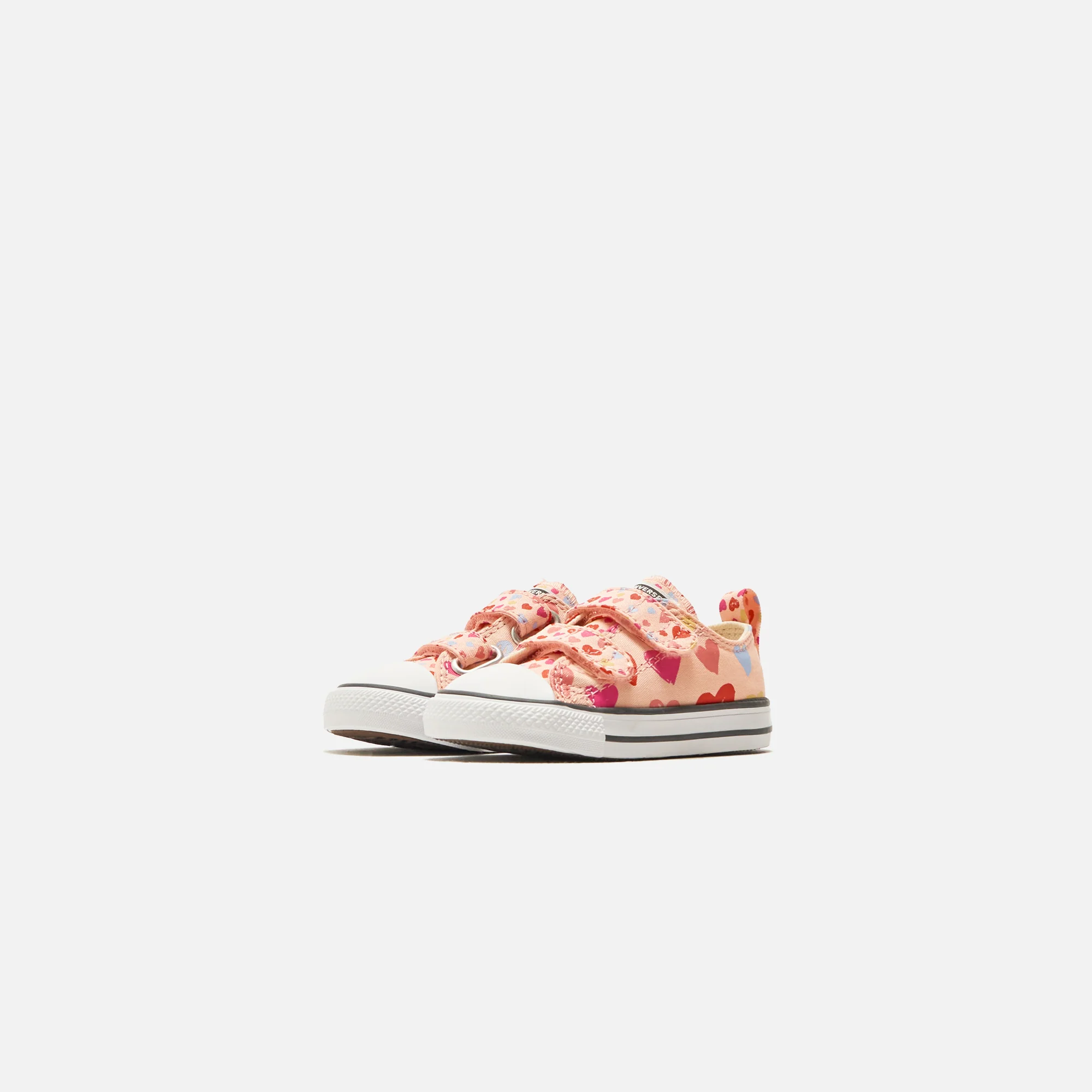 Converse Toddler Chuck Taylor All Star 2V Hearts - Storm Pink / Natural Ivory / White - Image 2