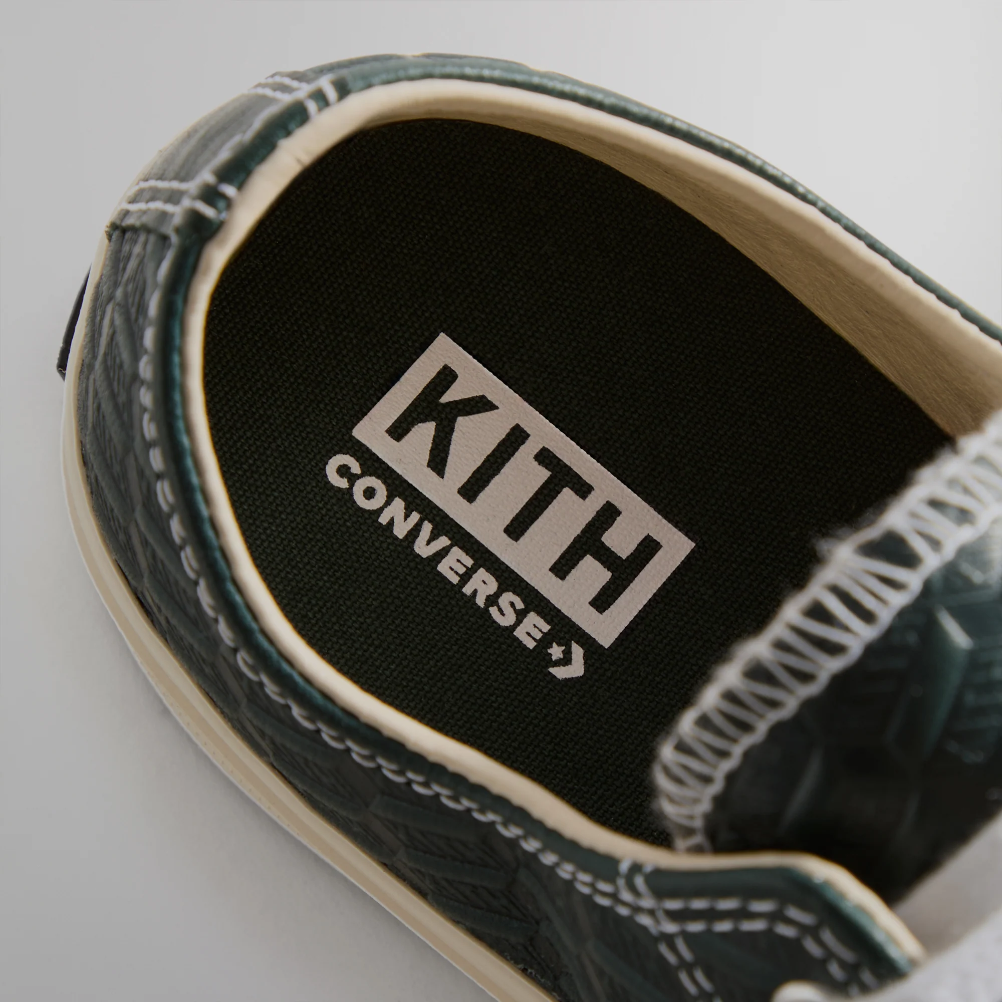 Kith for Converse Chuck Taylor All Star 1970 Ox - Black / Scarab / Egret Deco - Image 10