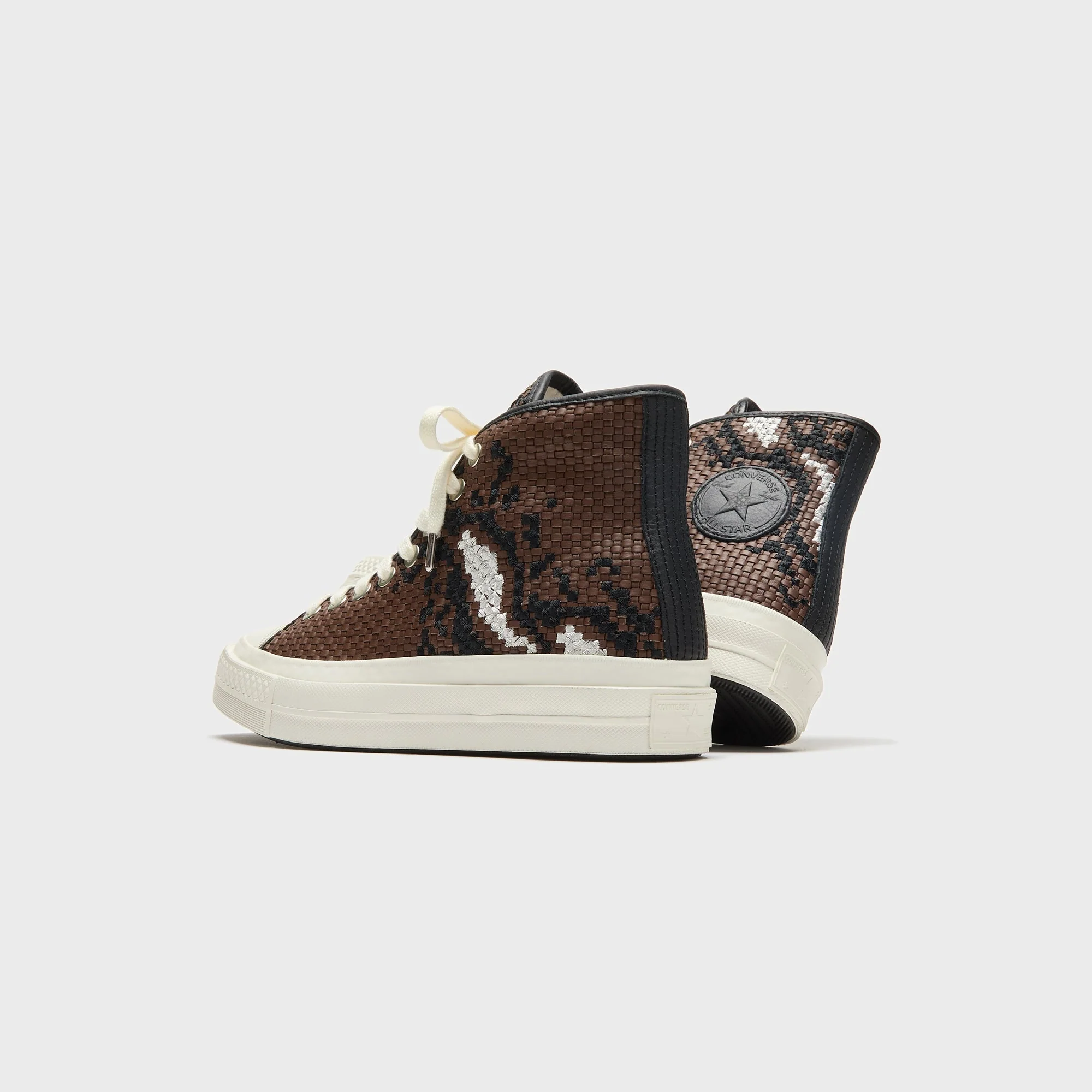 Converse First String Chuck Taylor All Star - Brown / Snow White / Black - Image 3