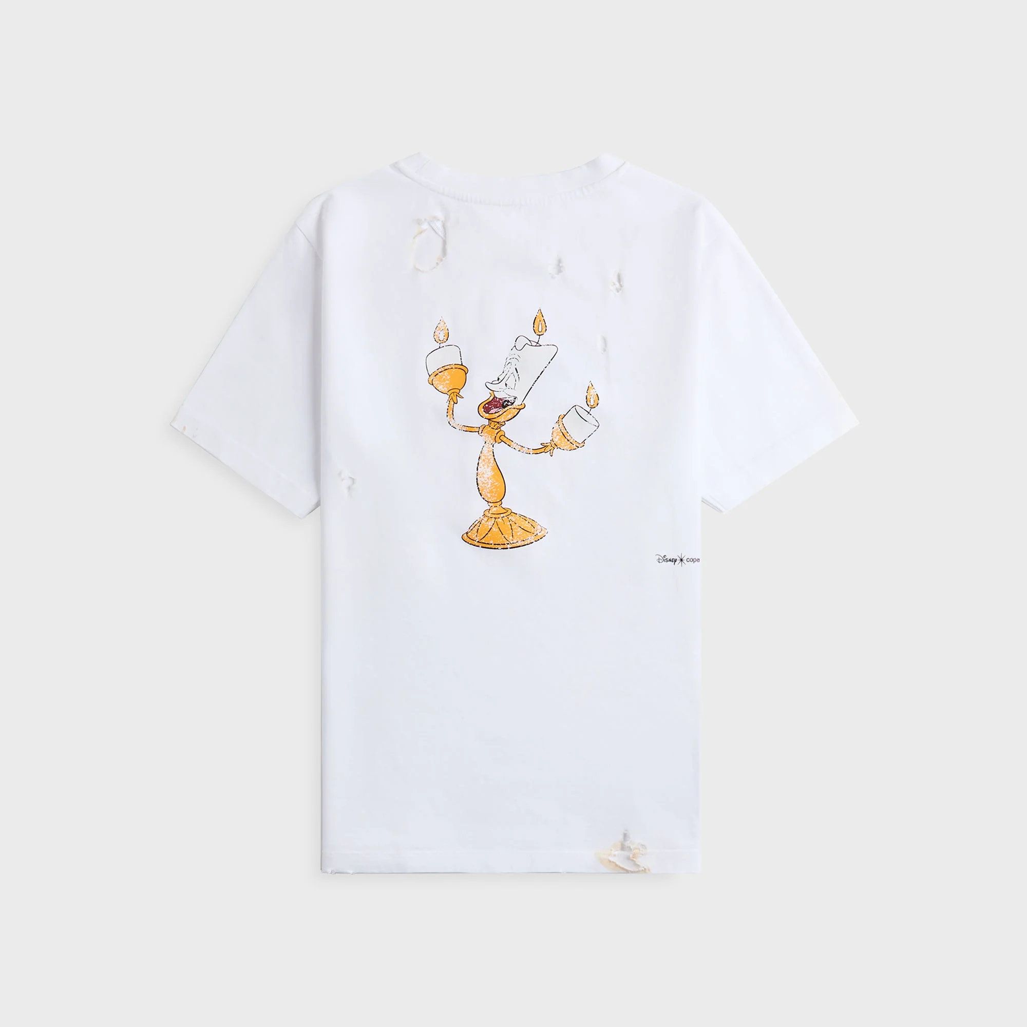 Disney x Coperni Burned By You Before Boxy Tee - White - Image 2