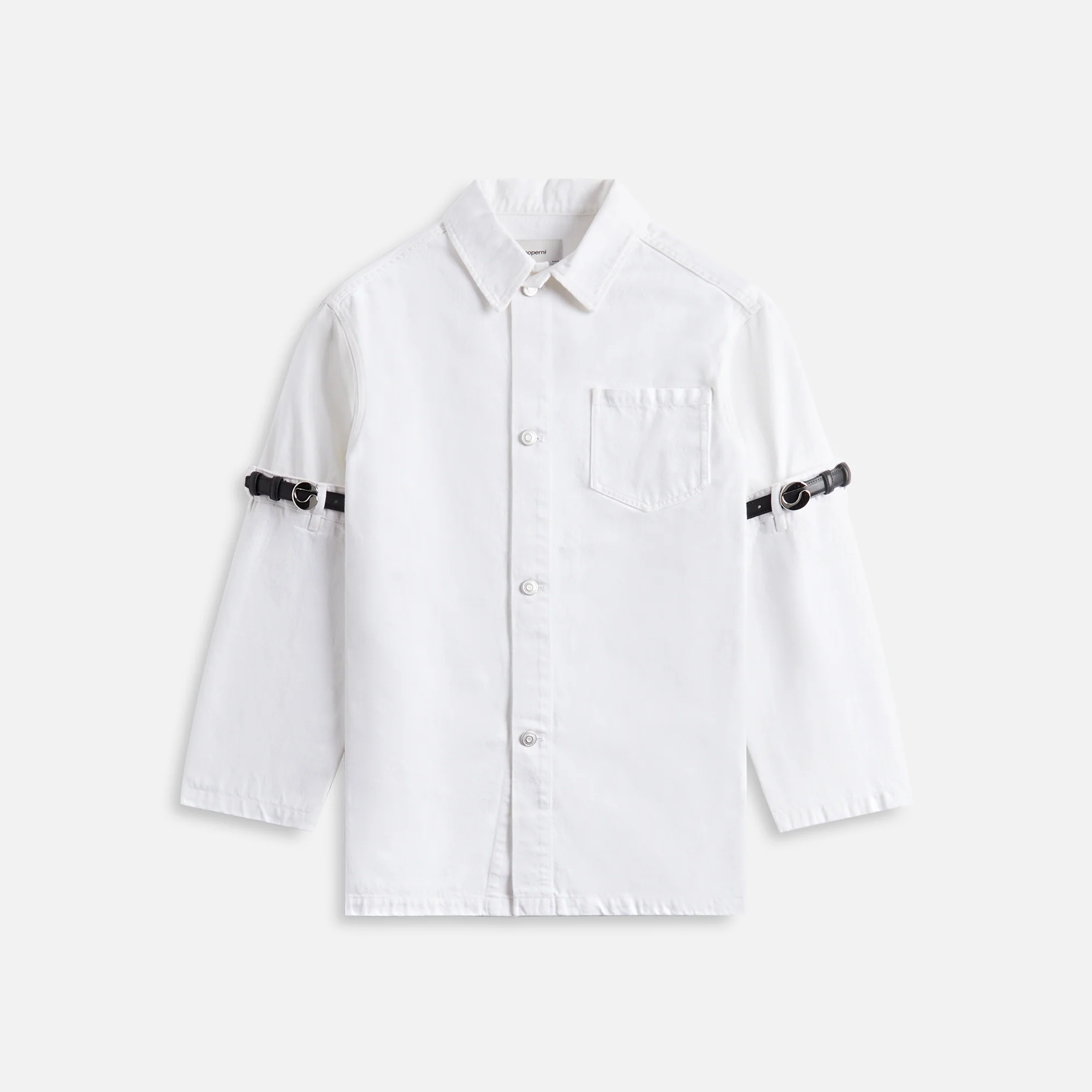 Coperni Hybrid Denimn Overshirt - White