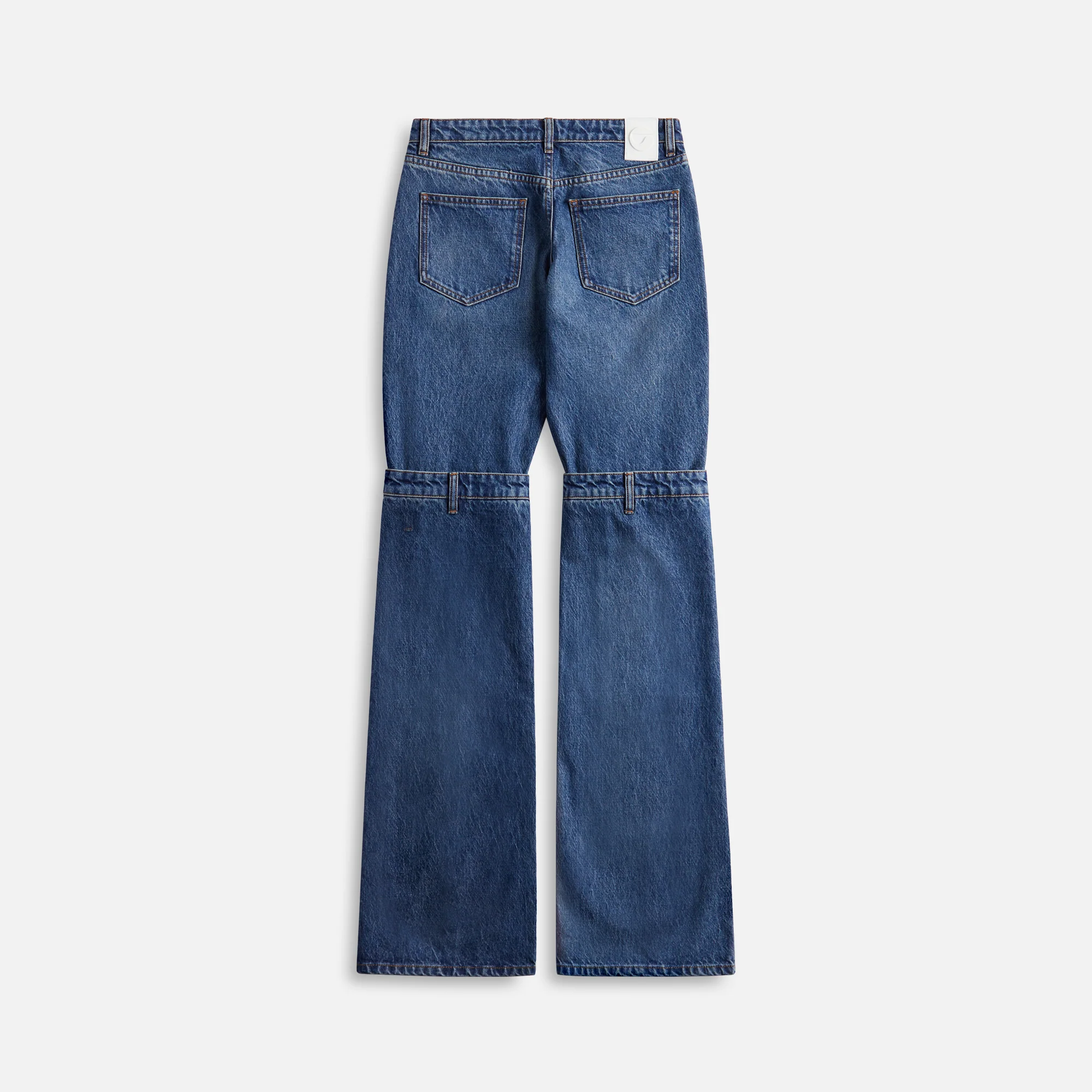 Coperni Open Knee Jean - Blue - Image 2