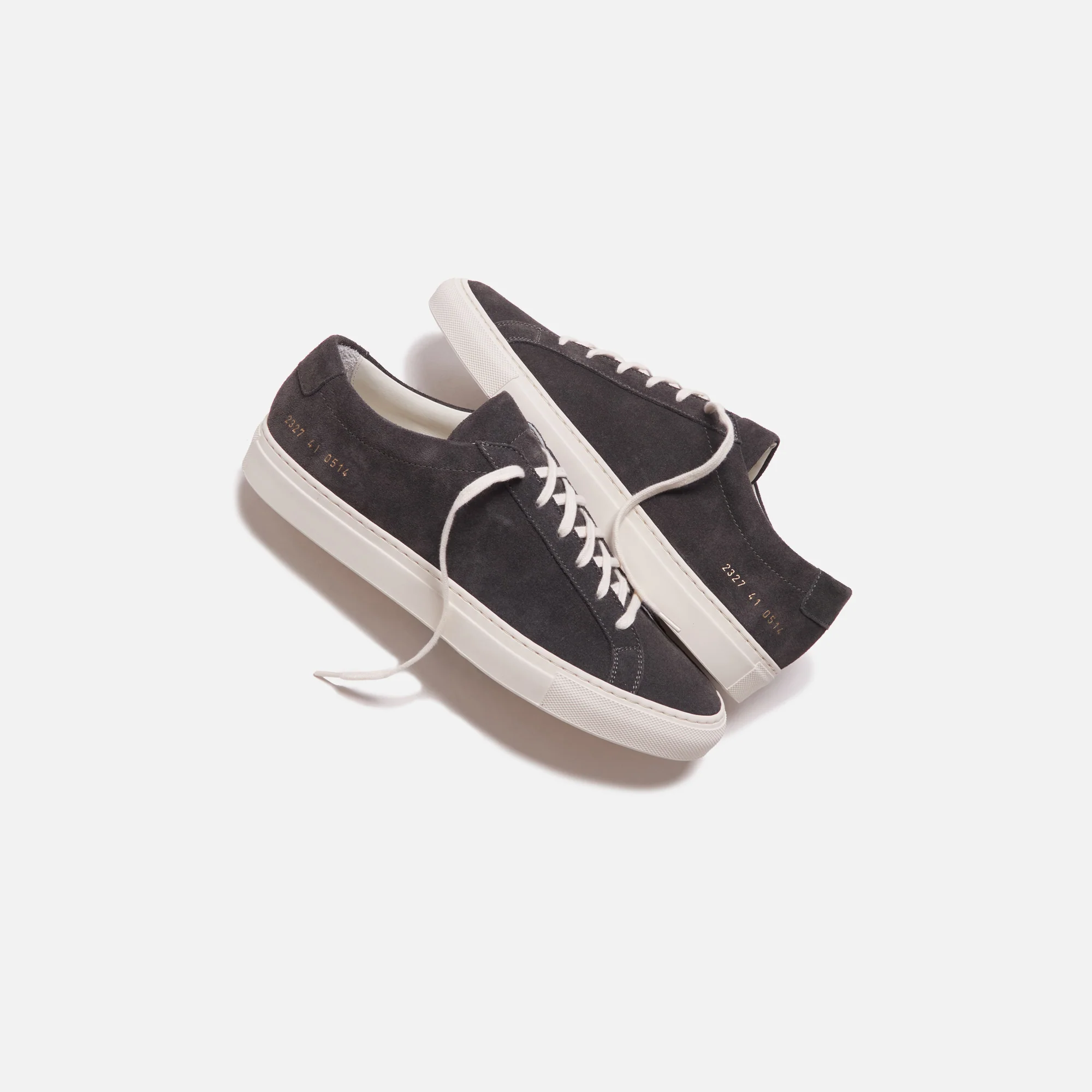 Common Projects Achilles Low Suede - Washed Black - Image 4
