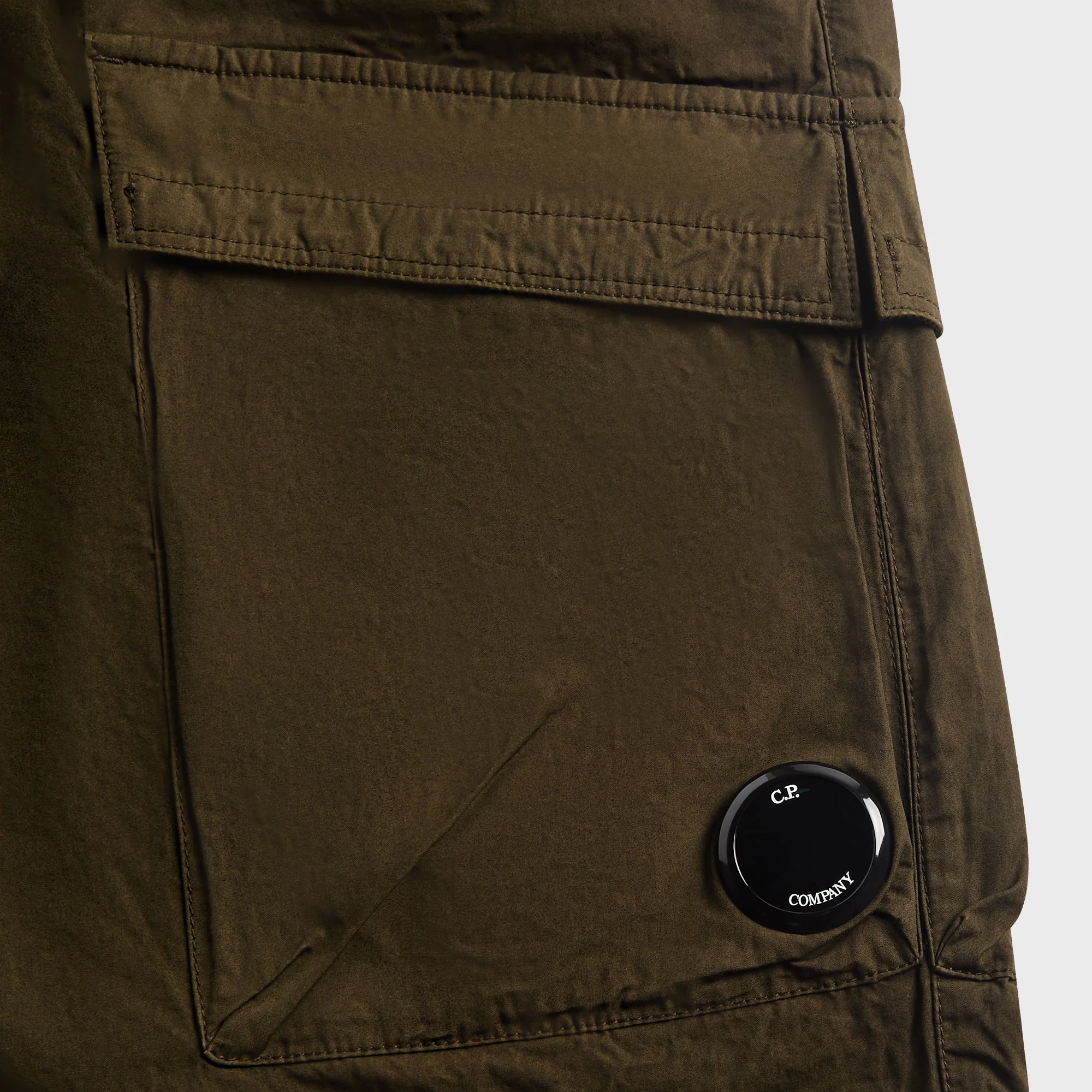 C.P. Company Micro-Reps Boxy Cargo Lens Pant - Ivy Green - Image 3