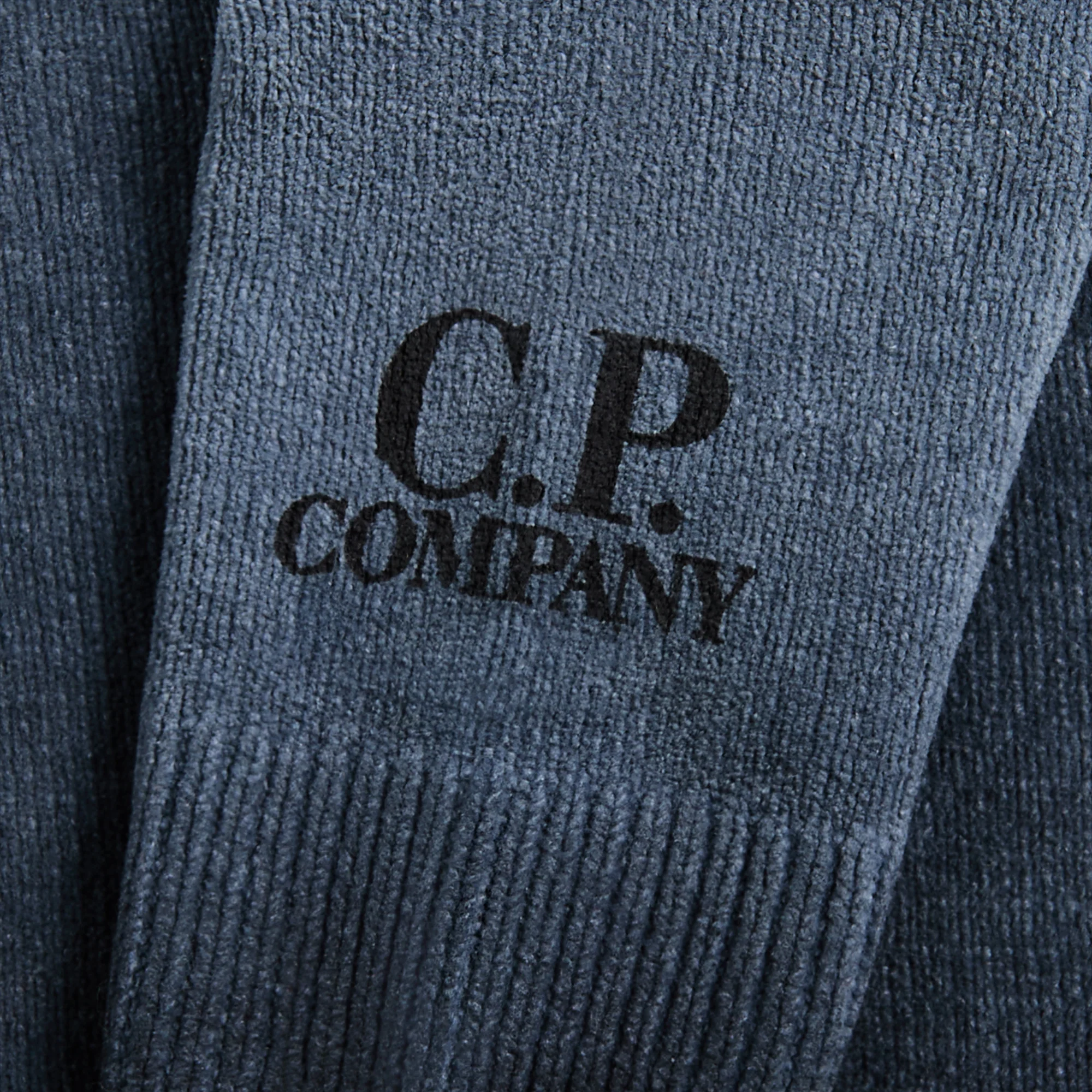 C.P. Company Chenille Cotton Knit - Total Eclipse - Image 3