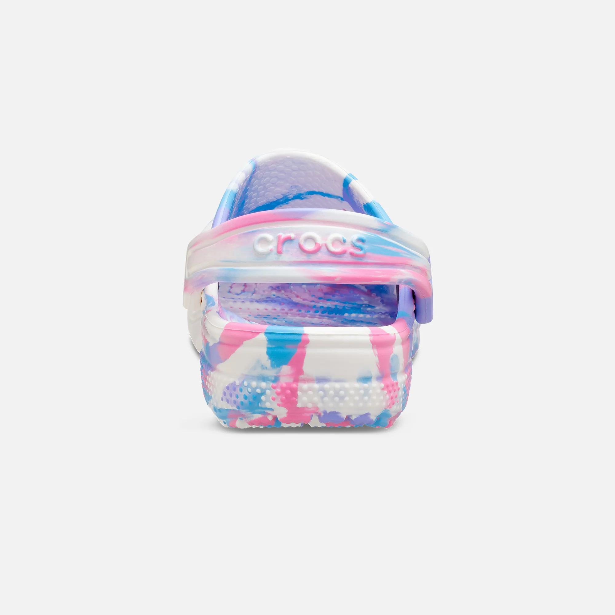 Crocs Kids Classic Marbled Clog - White / Pink - Image 4