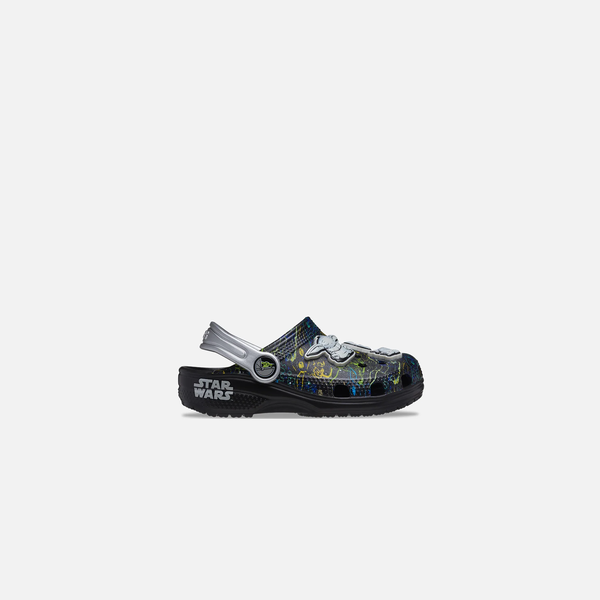 Crocs Kids Classic Grogu Clog - Black