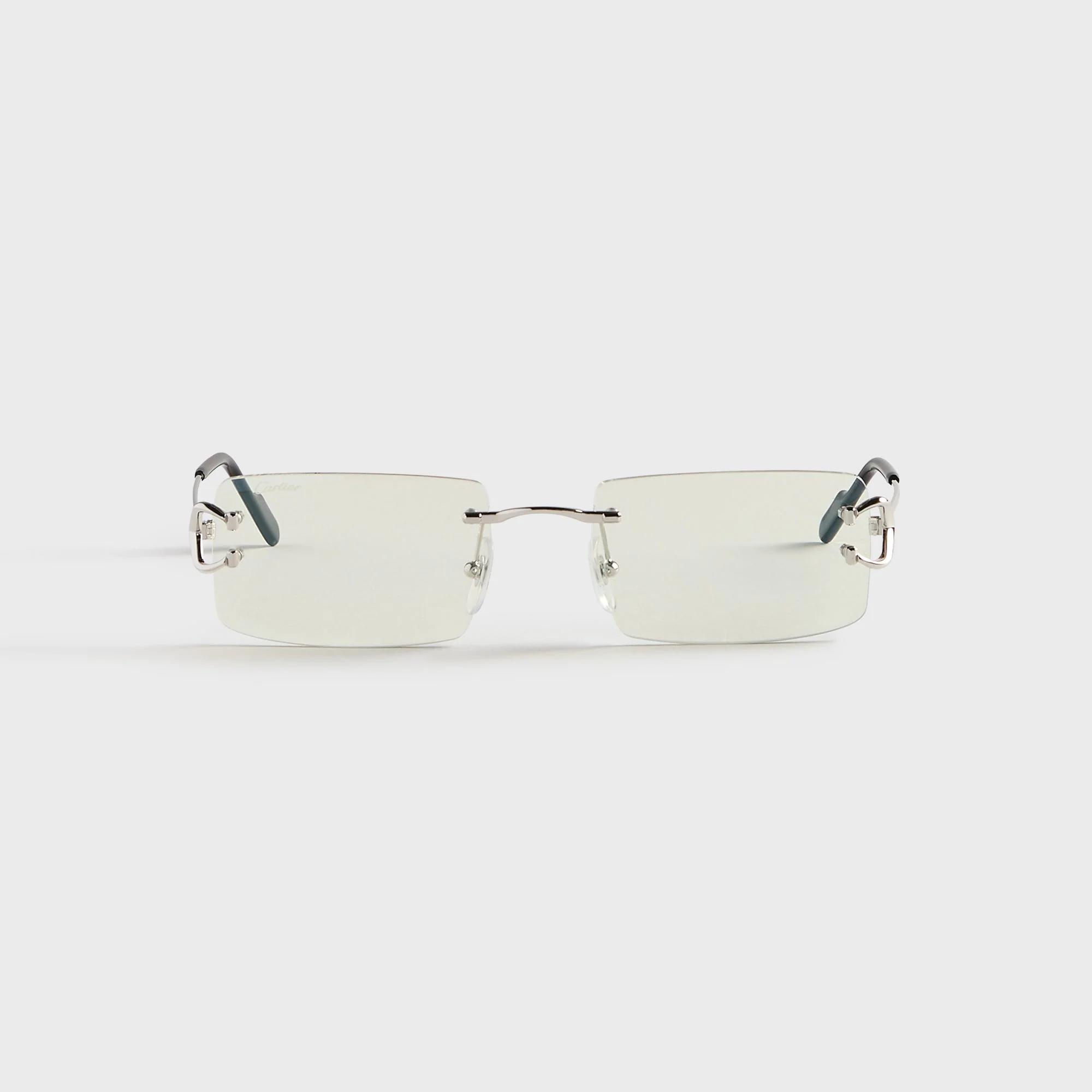 Cartier CT0488S Metal Sunglasses - Silver / Transparent