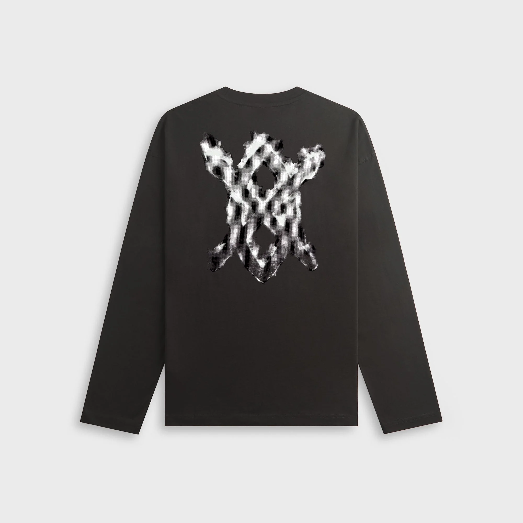 Daily Paper Burning Shield Long Sleeve Tee - Black - Image 2
