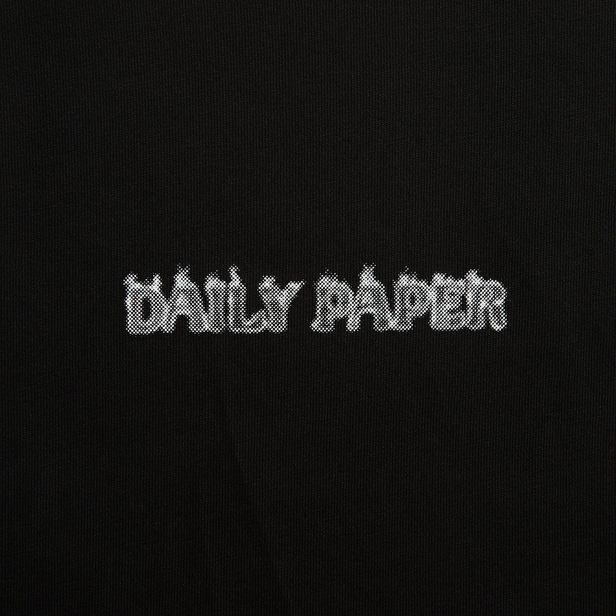 Daily Paper Burning Shield Short Sleeve Tee - Black - Image 3