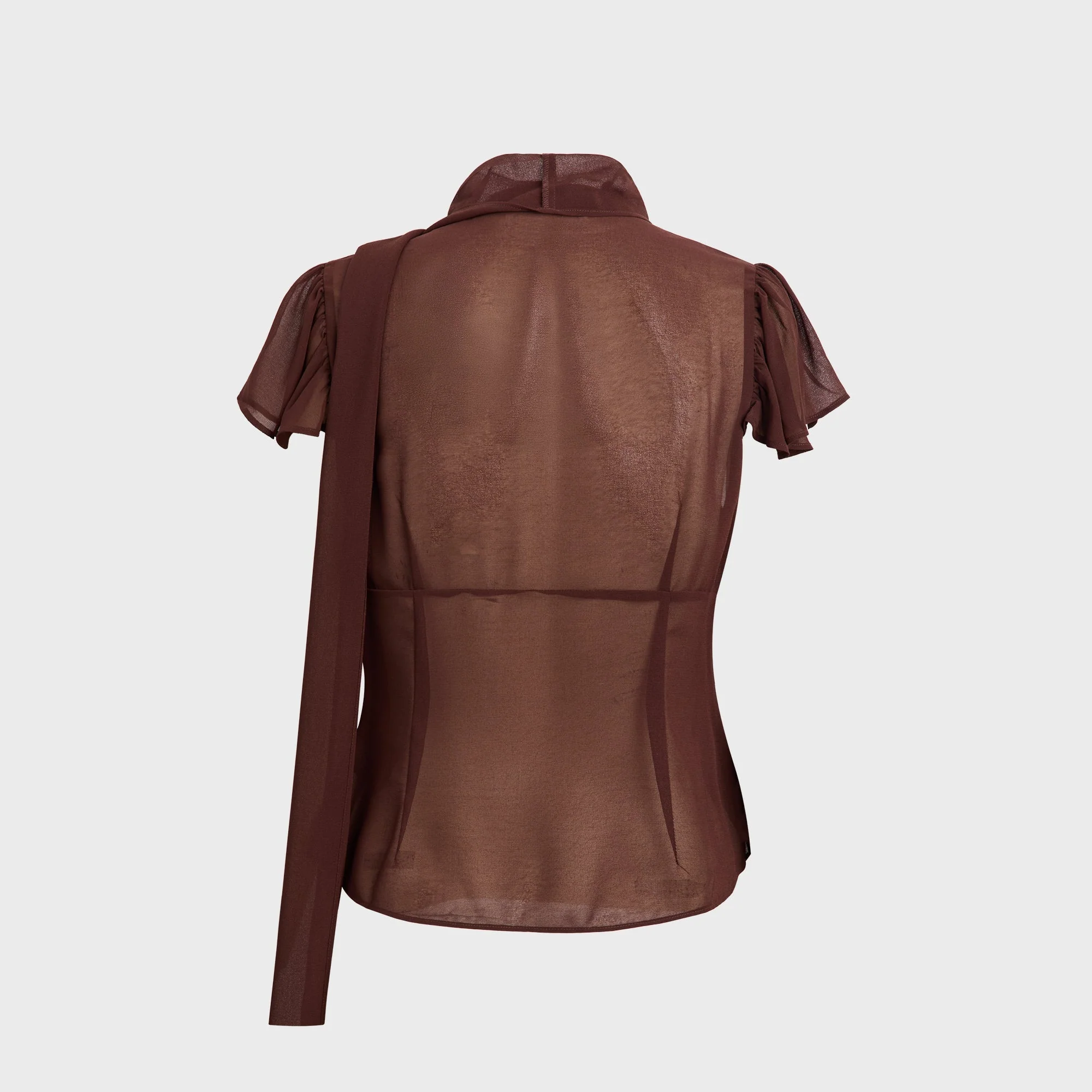 GUIZIO Ara Top - Brown - Image 2