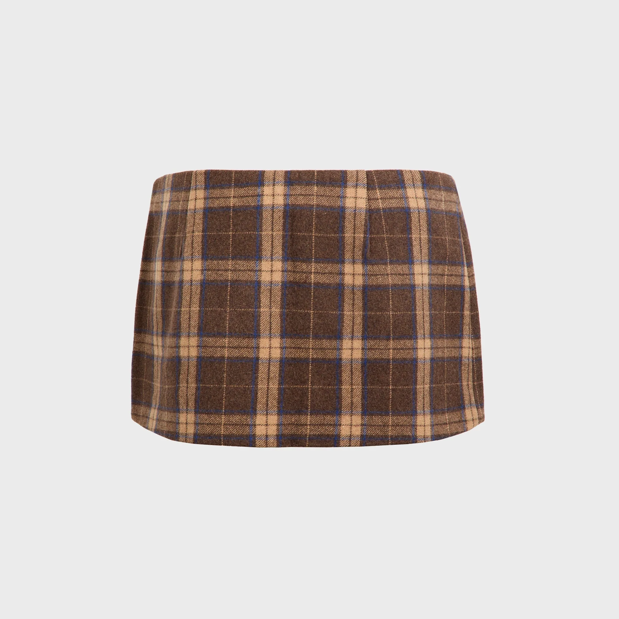 GUIZIO Low Rise Tartain Mini Skirt - Tartan Plaid - Image 2