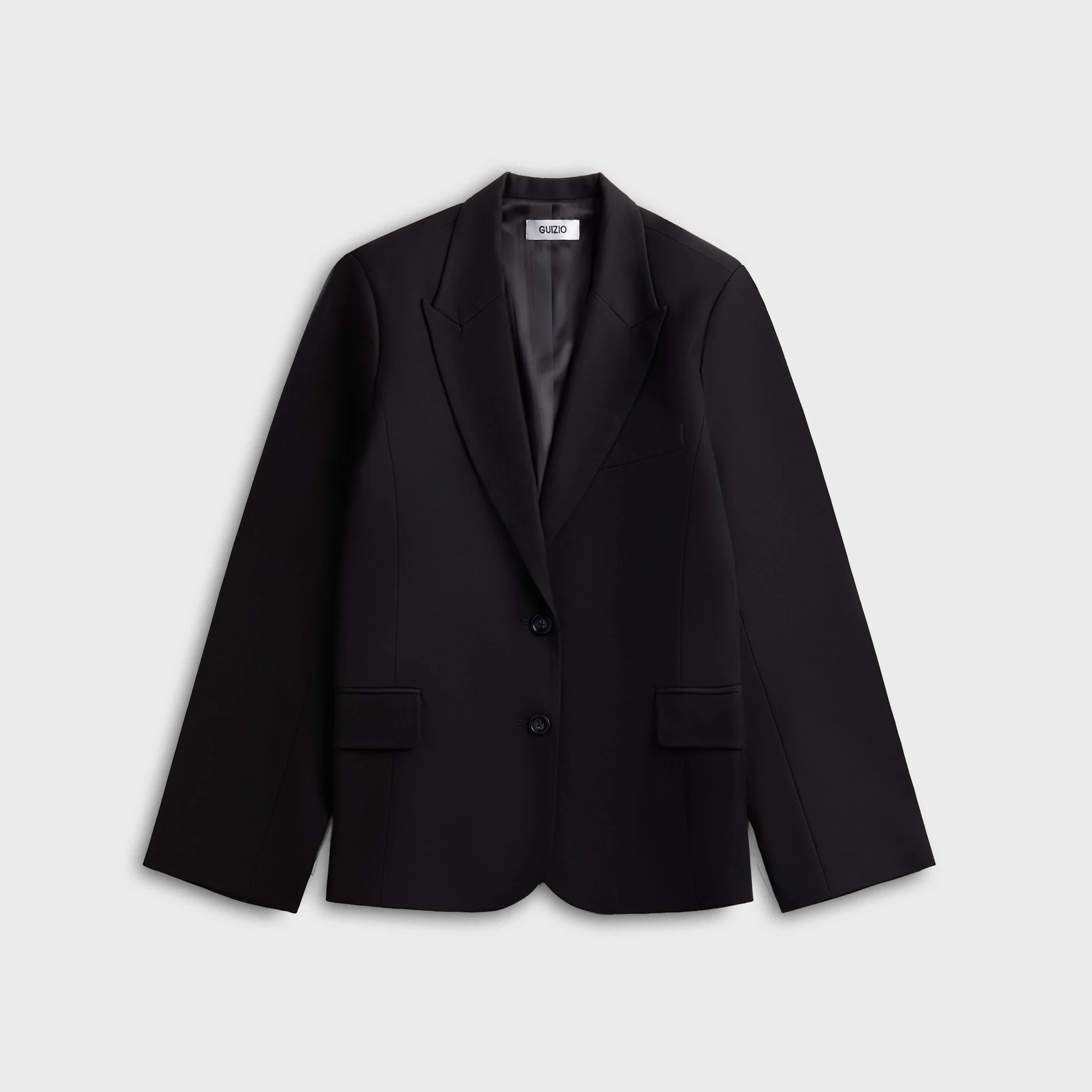 GUIZIO Oversized Blazer - Black