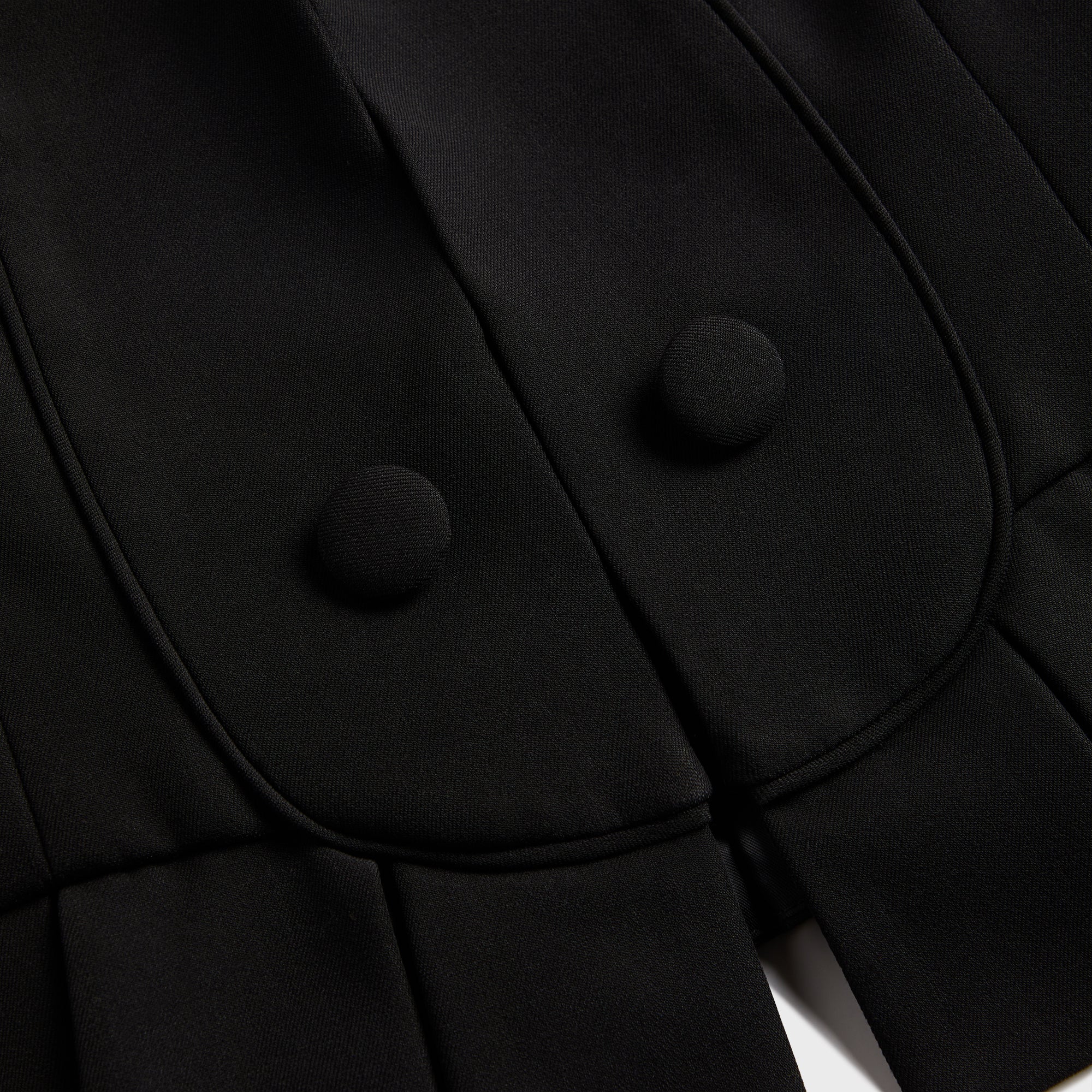 GUIZIO Cap Sleeve Bib Blazer - Black - Image 3