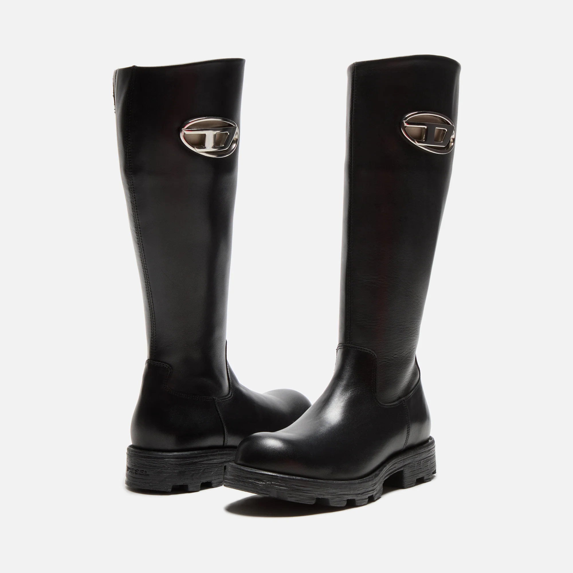 Diesel D-Hammer HB D W Abrasivato - Leather Black - Image 3