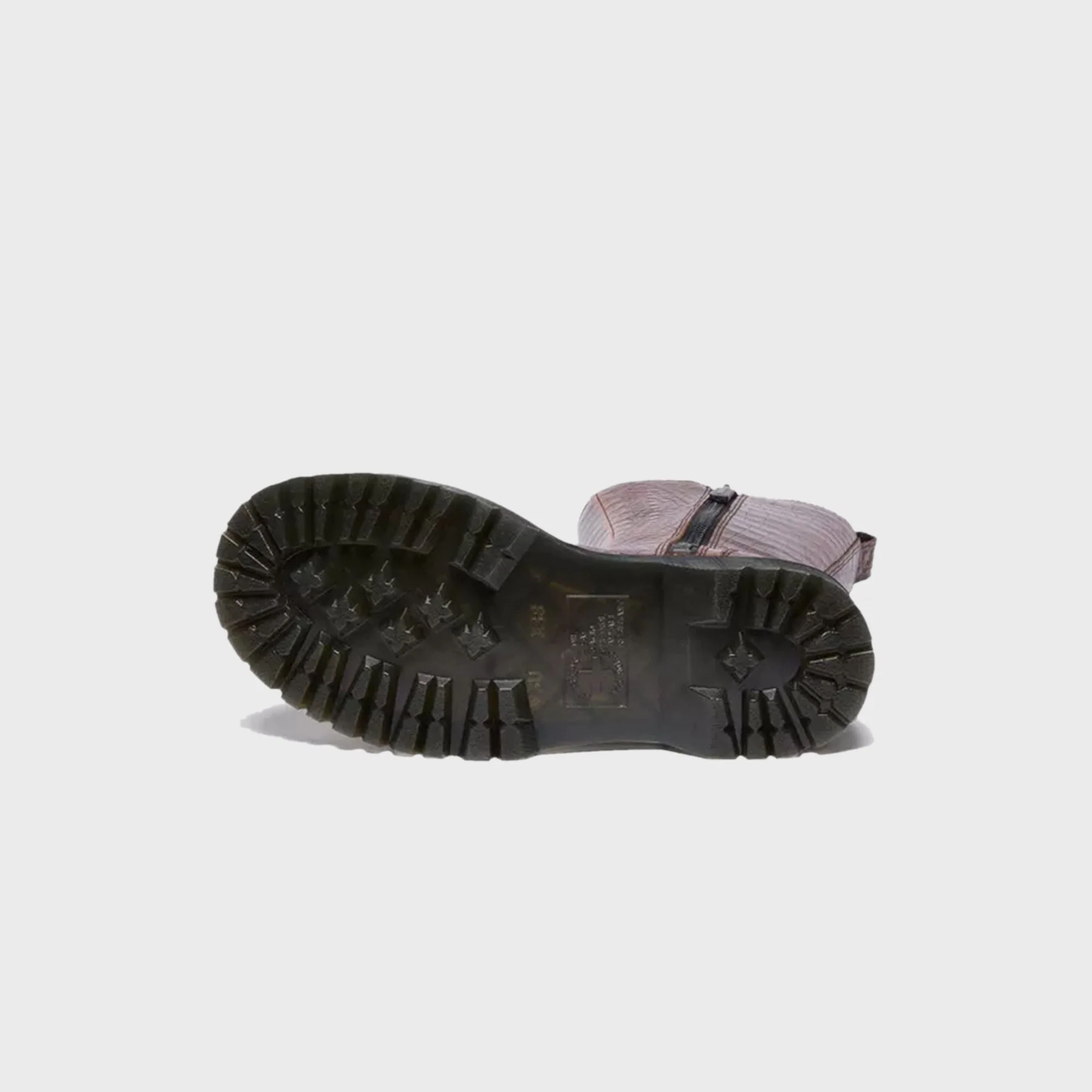 Dr. Martens Rejena Croc Emboss Leather Boots - Mocha Brown - Image 6