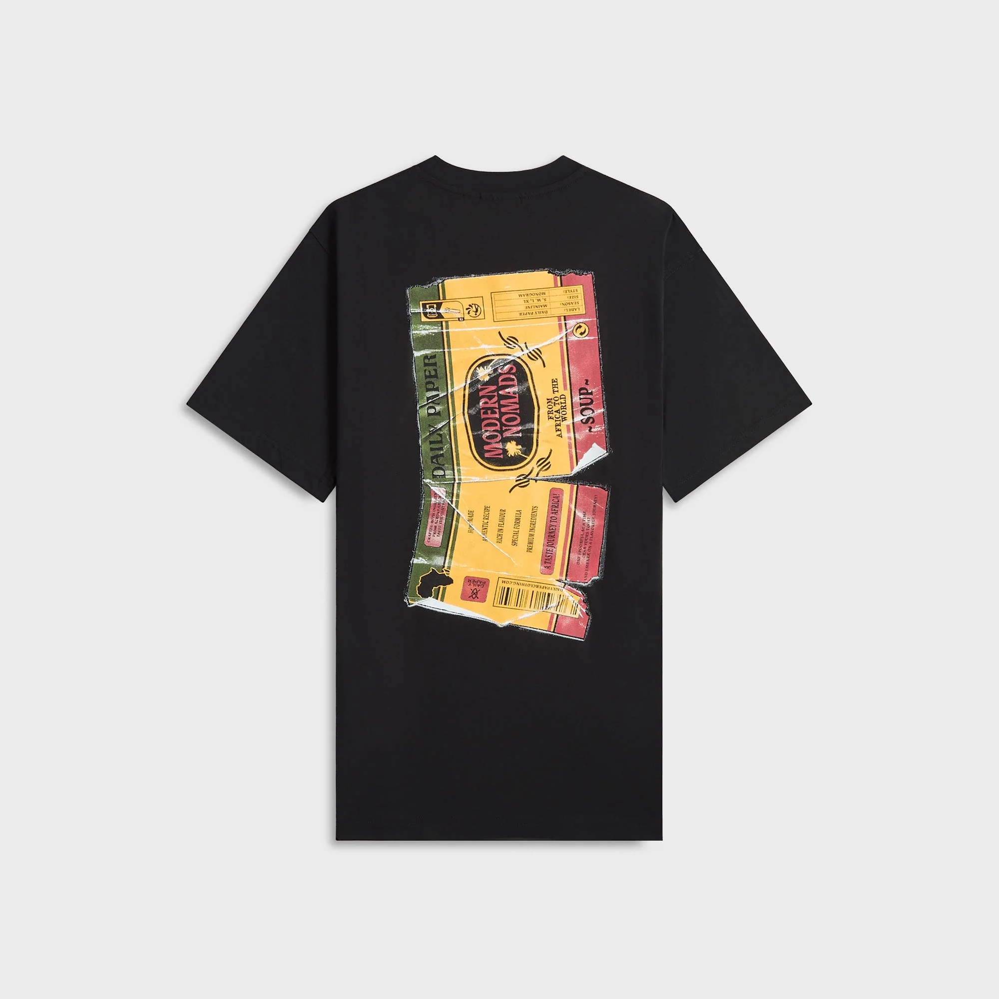 Daily Paper Wrapper Tee - Black - Image 2