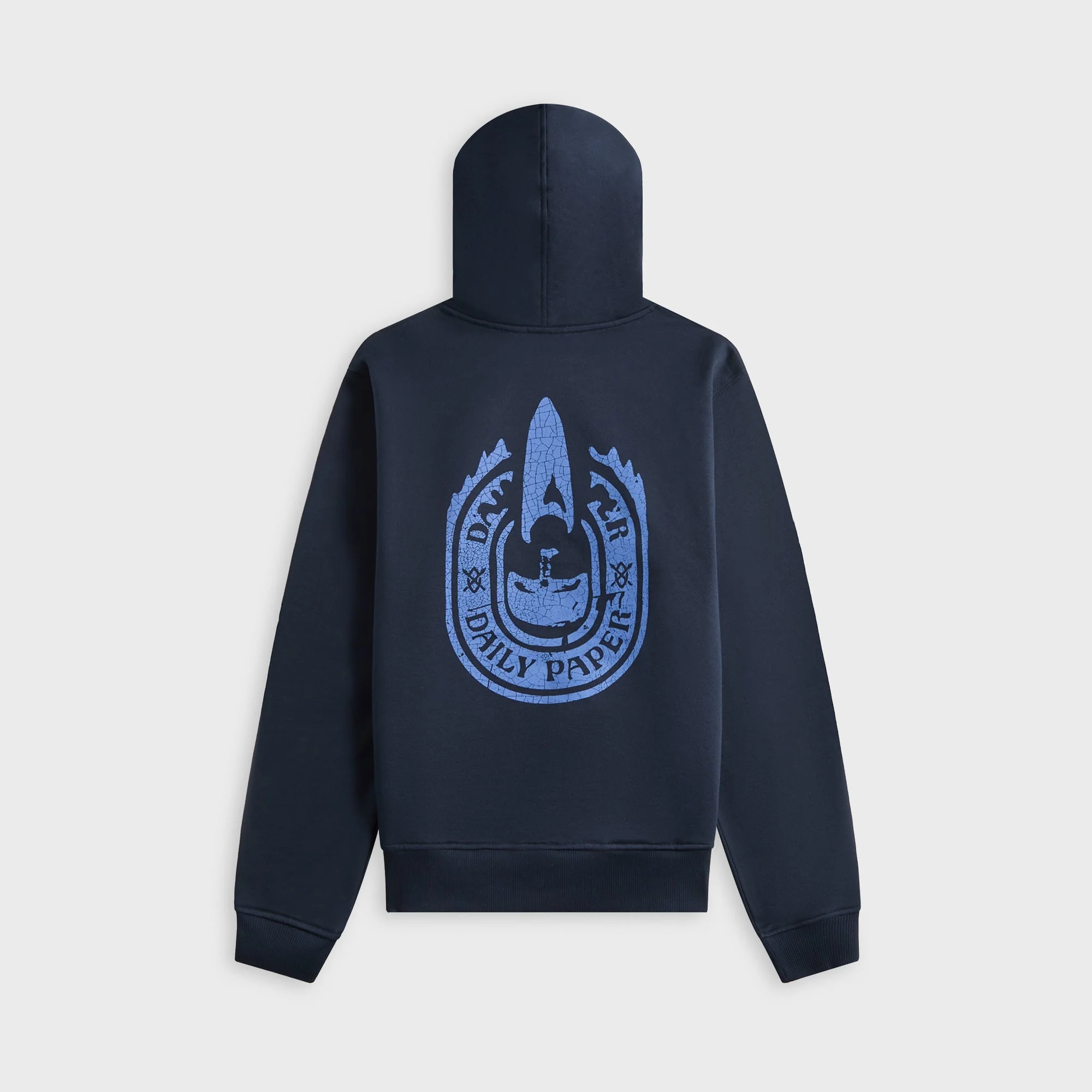 Daily Paper Candle Label Hoodie - Sky Captain Blue - Image 2