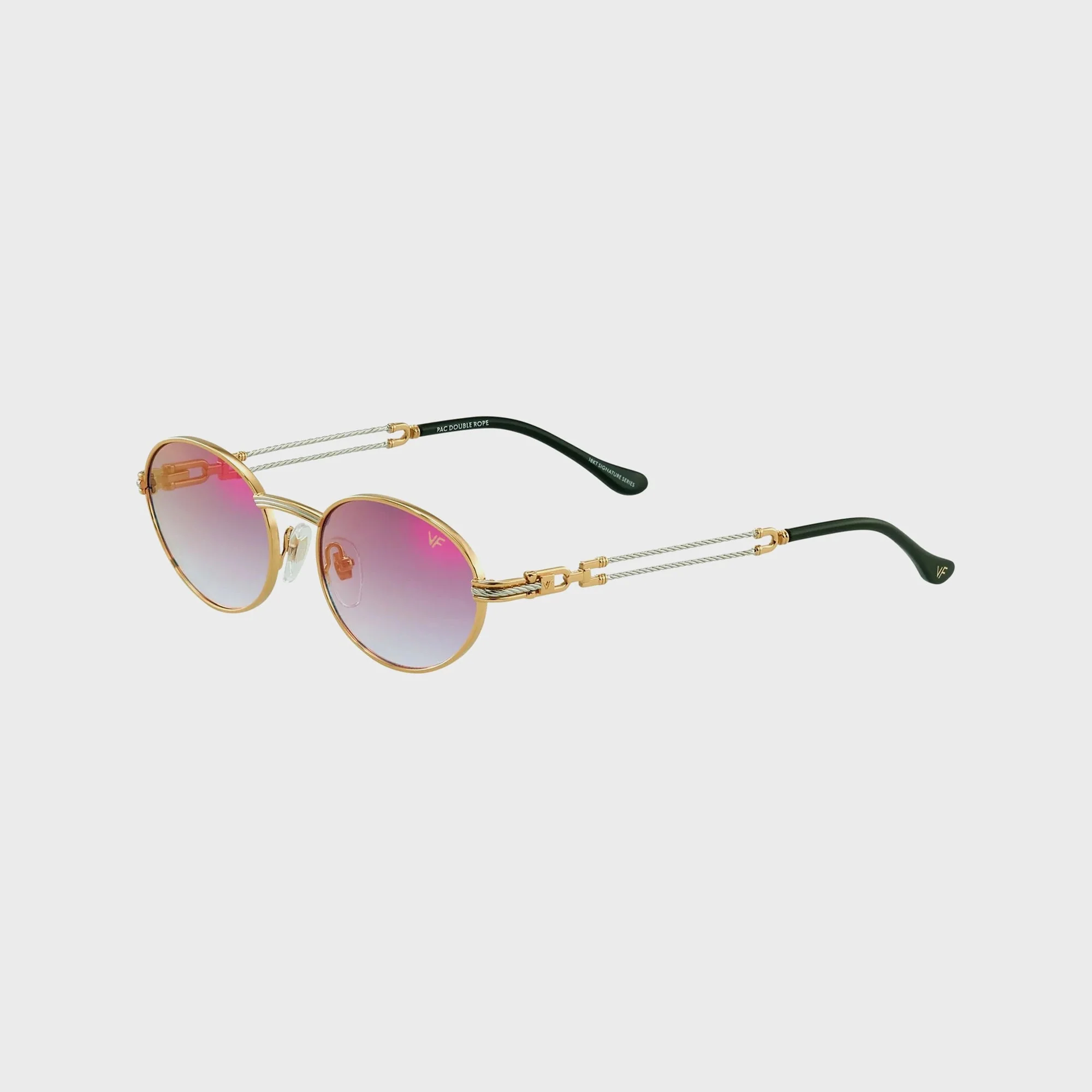 Vintage Frames Pac Double Rope Edition 18KT Two-Tone - Gold / Grape Pop - Image 2