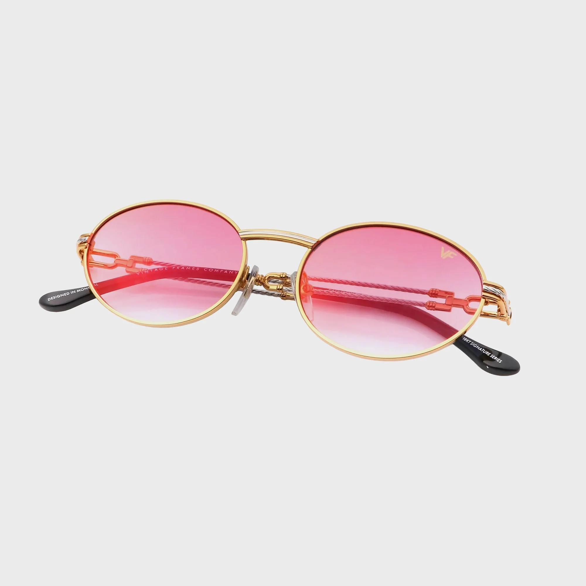 Vintage Frames Pac Double Rope Edition 18KT Two-Tone - Gold / Grape Pop - Image 3