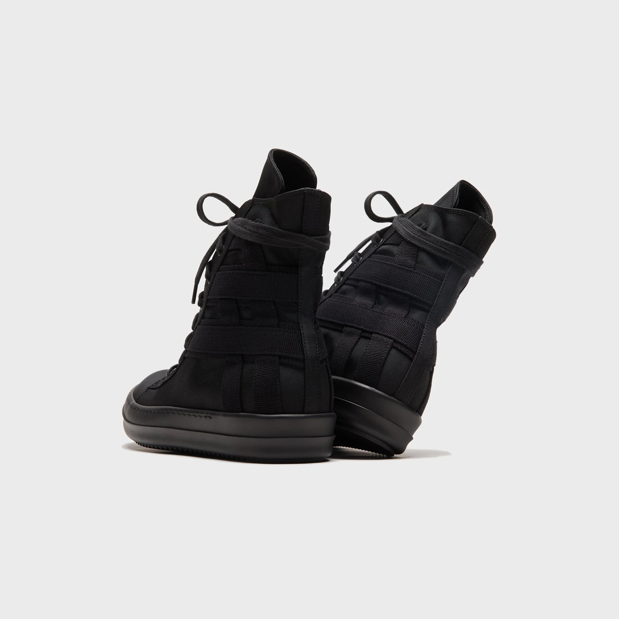 Rick Owens DRKSHDW Temple Vegan Sneaks - Black - Image 4
