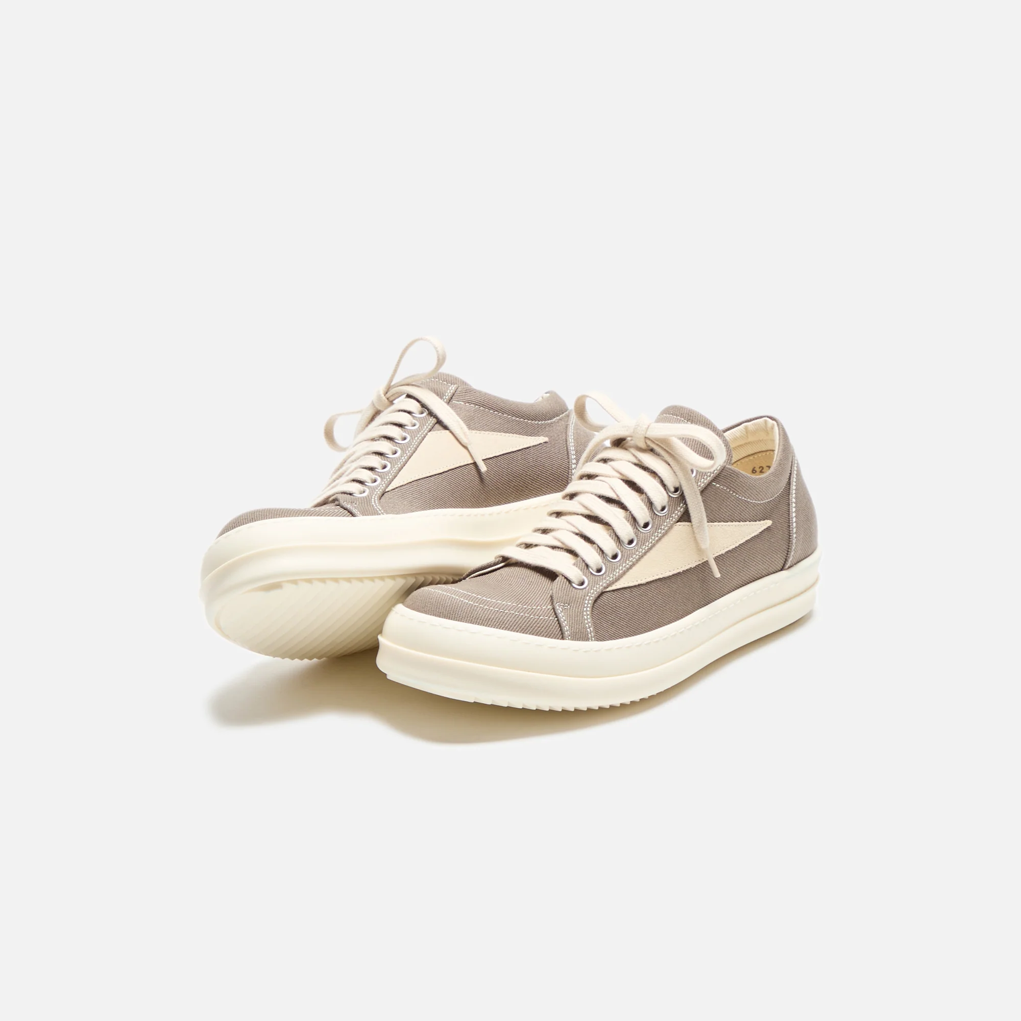 Rick Owens DRKSHDW Vintage Sneakers Low - Dust / Milk - Image 4