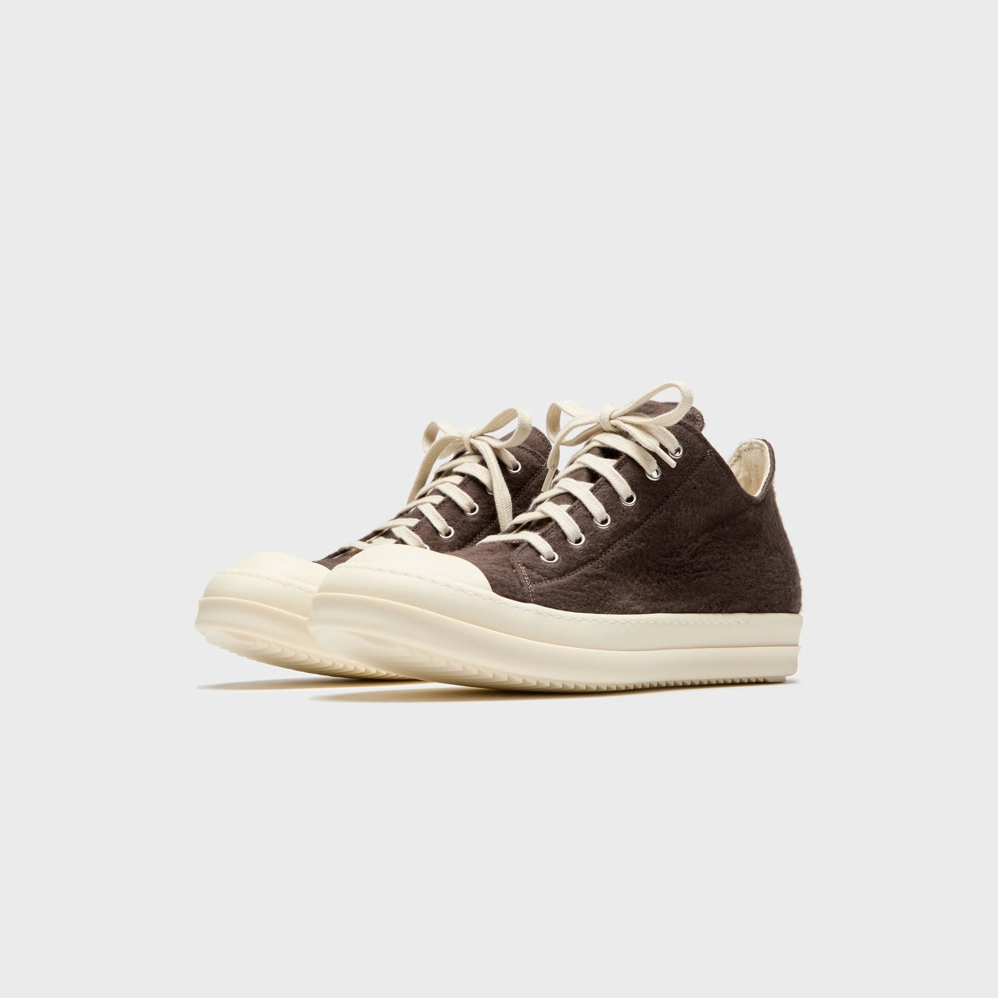 Rick Owens Vintage Low Sneaks - Dark Dust / Milk - Image 2