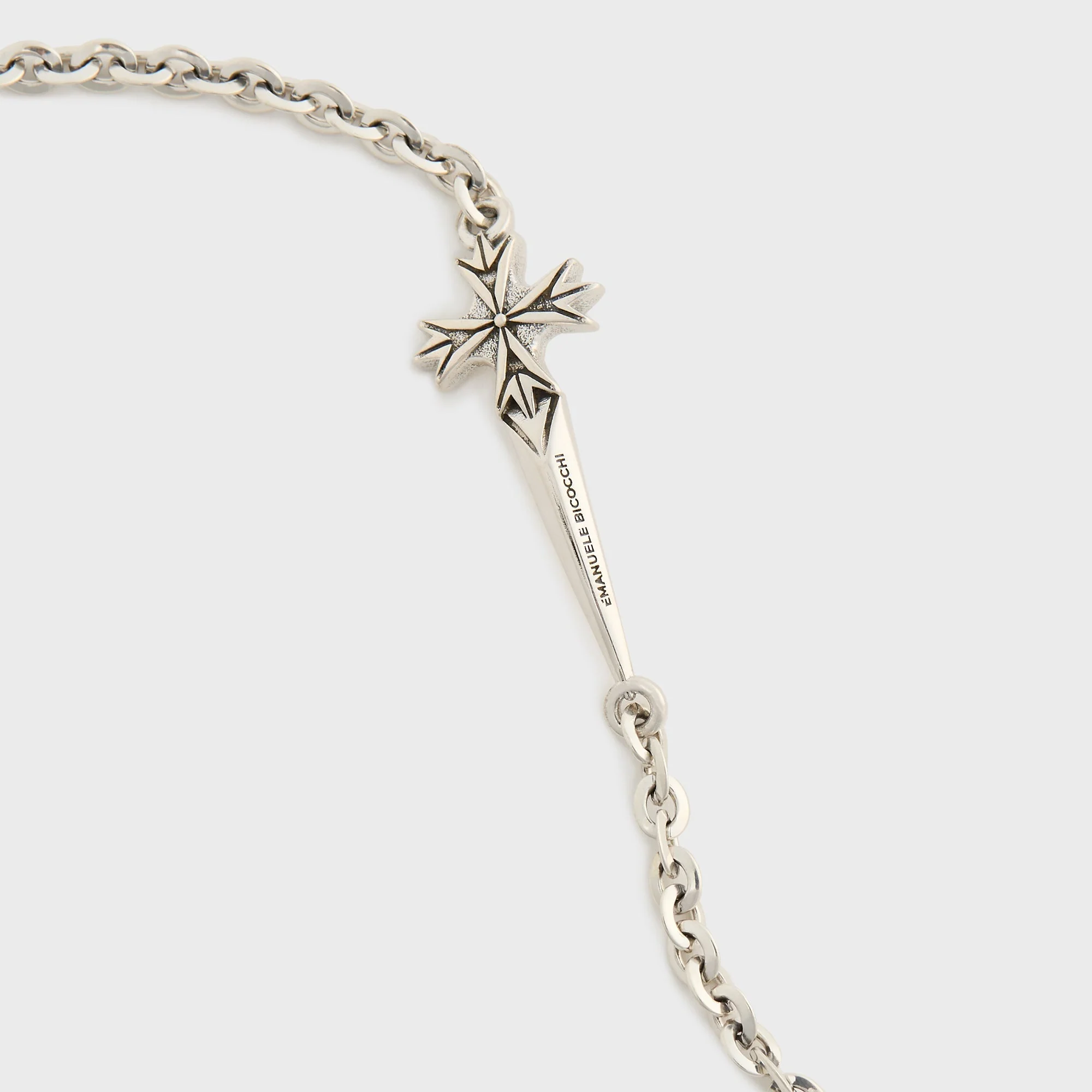 Emanuele Bicocchi Pugnale Bracelet - Silver - Image 2
