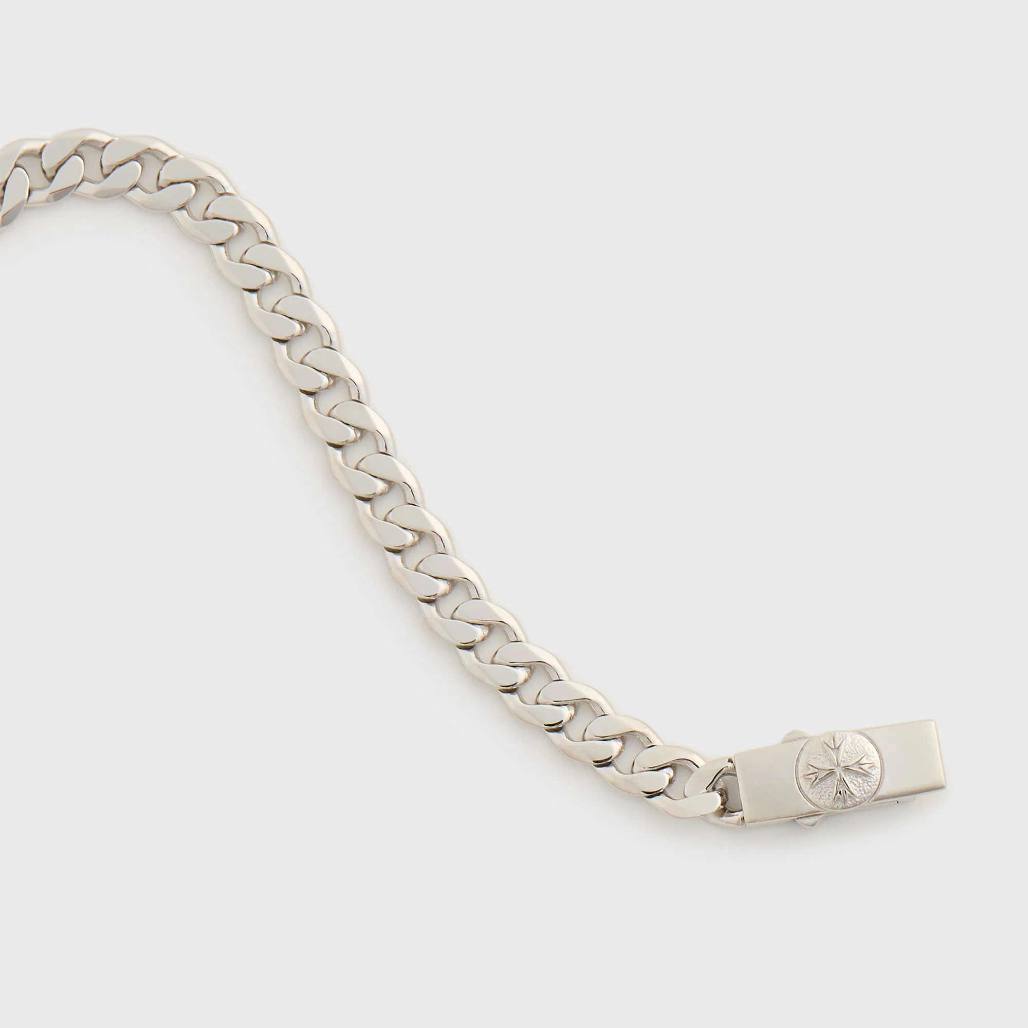 Emanuele Bicocchi Tiny Edge Chain Necklace - Silver - Image 2