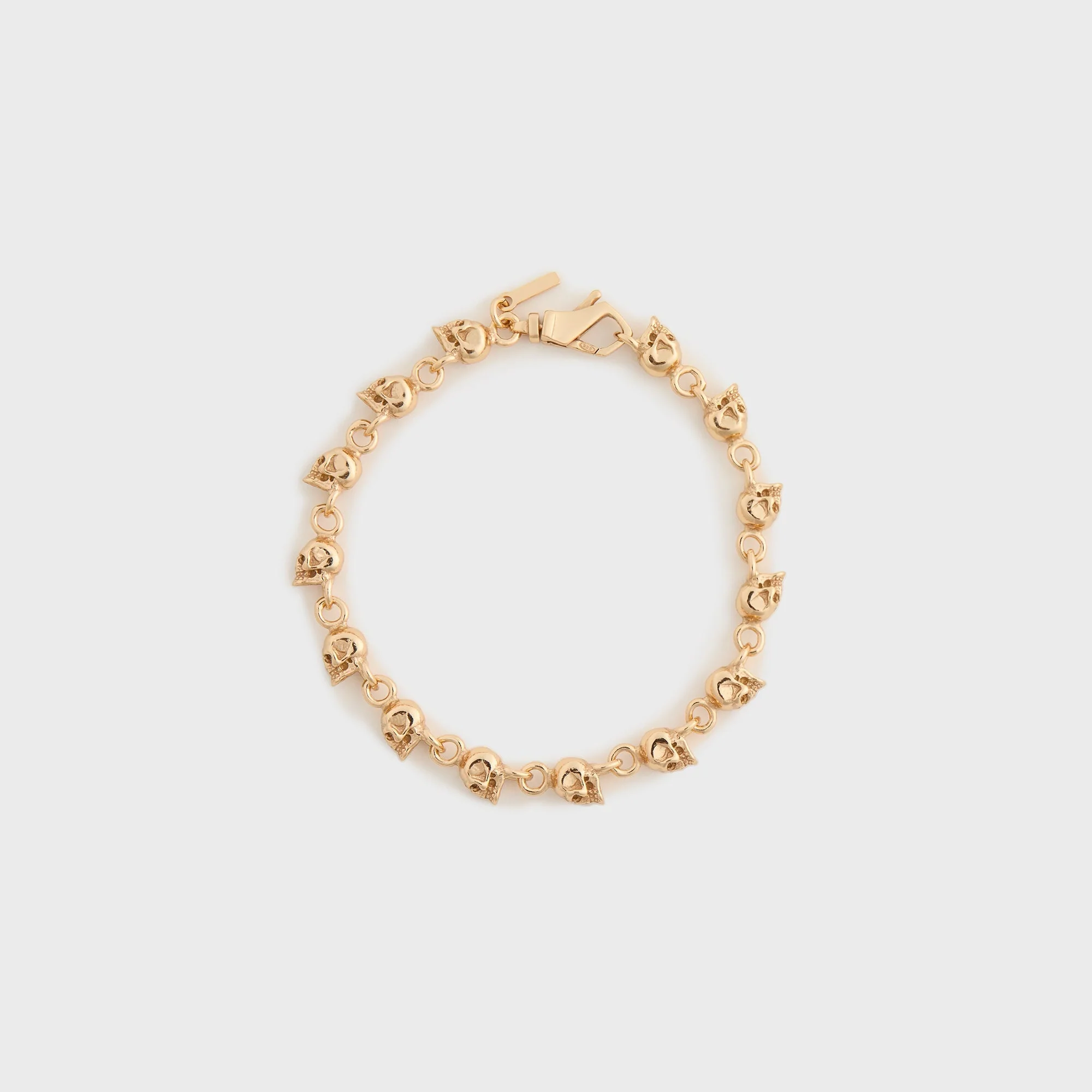 Emanuele Bicocchi Gold Multi-Skull Bracelet - Gold