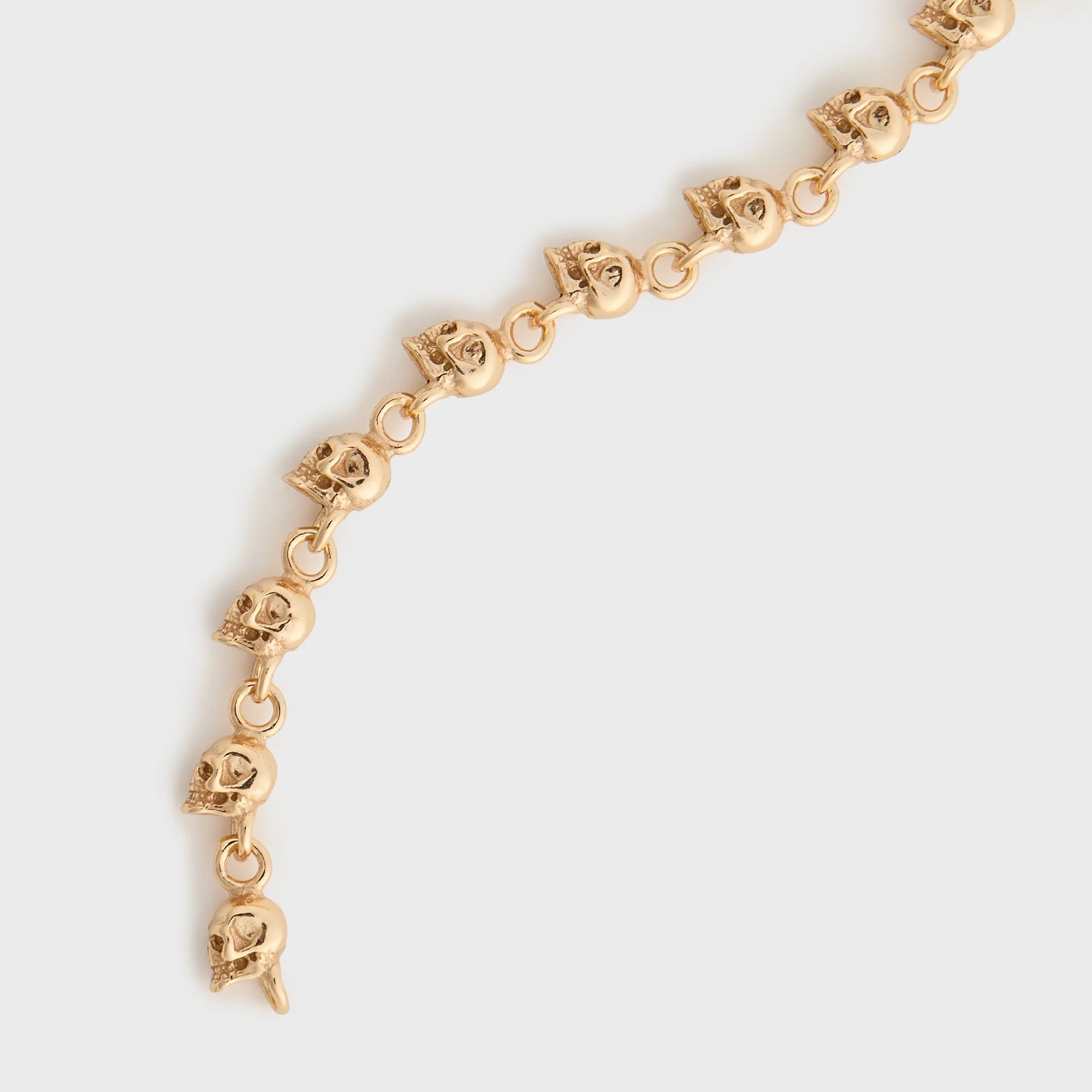 Emanuele Bicocchi Gold Multi-Skull Bracelet - Gold - Image 2
