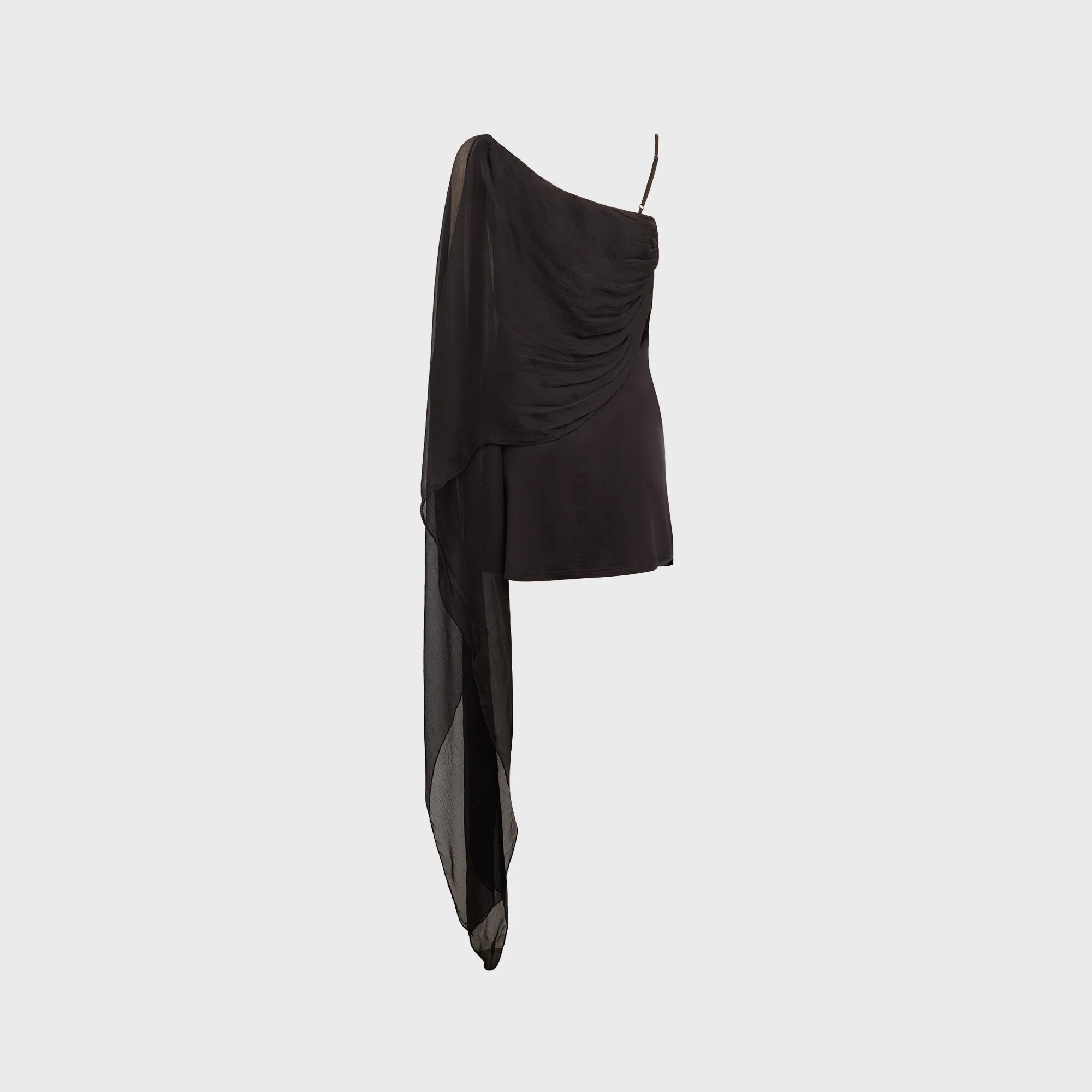 EB Denim Tara Layered Mini Dress - Black - Image 2