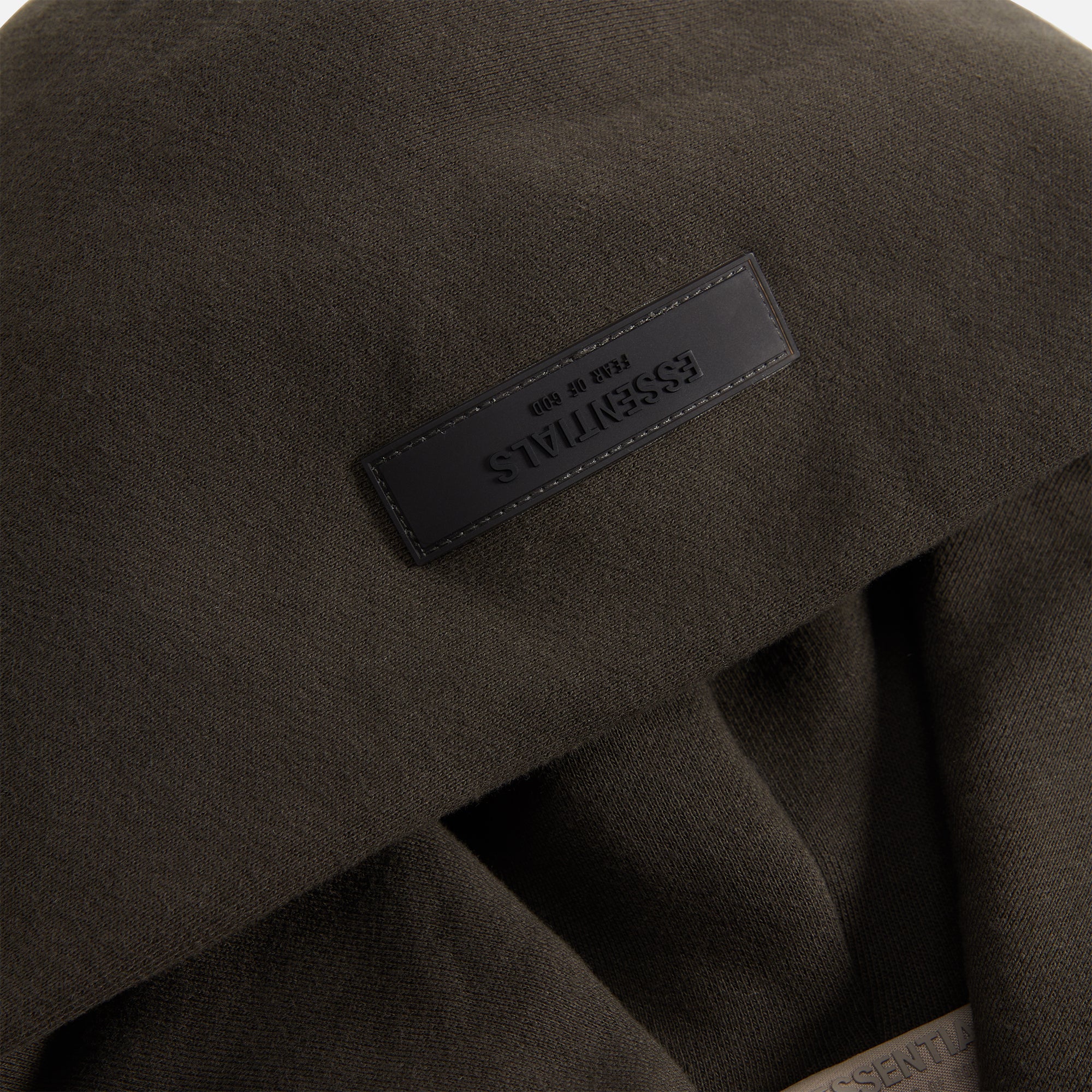 Essentials Fleece Hoodie  - Off-Black - Image 3