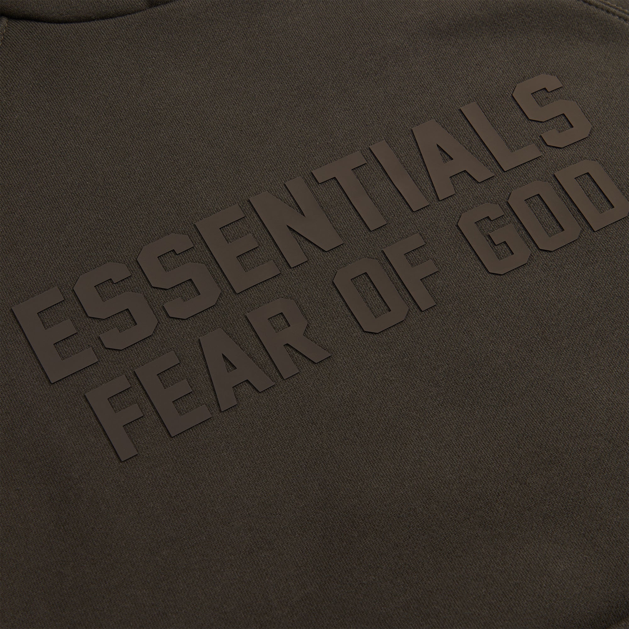 Essentials Fleece Hoodie  - Off-Black - Image 4