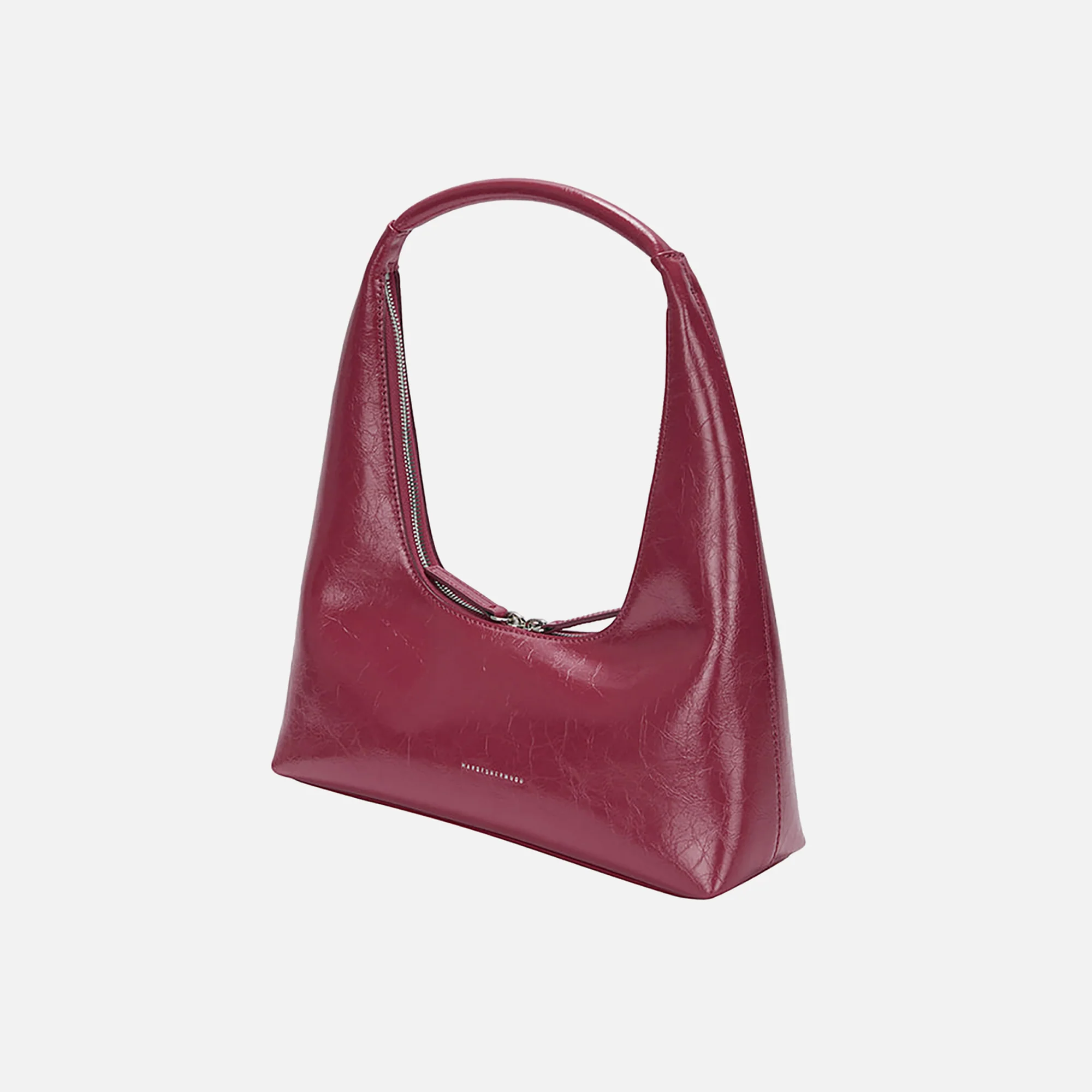 MARGESHERWOOD Hobo Shoulder Bag - Chili Crinkle - Image 2