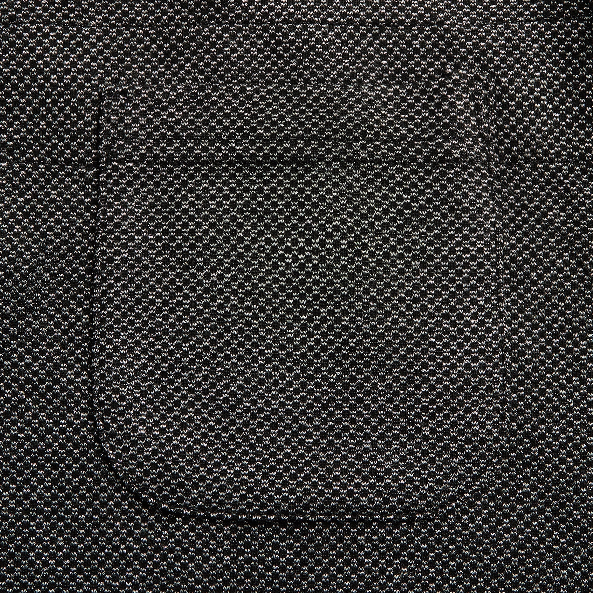 Engineered Garments Lurex Knit Jersey Polo Shirt - Black / Silver - Image 3